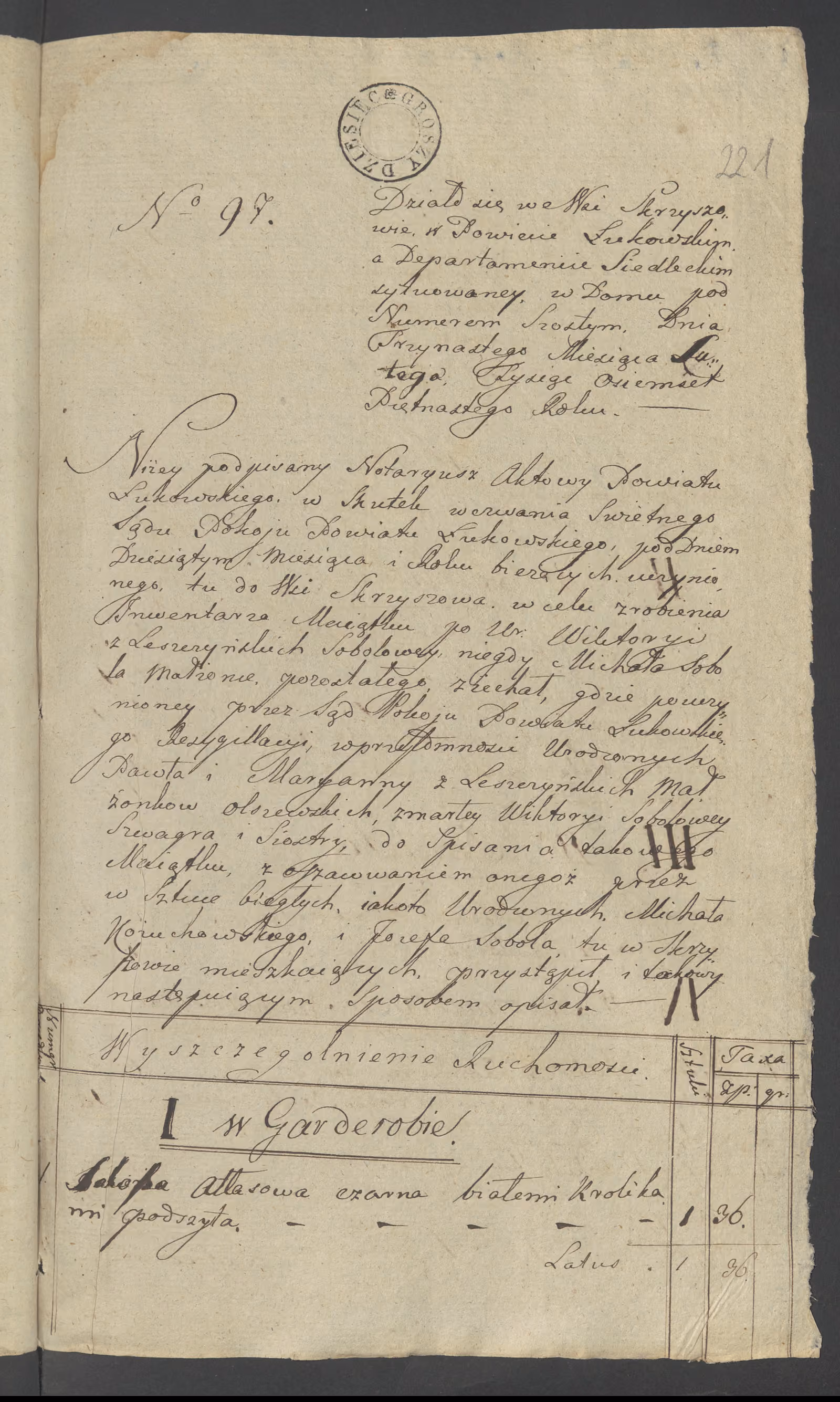 Szaniawski 97/1815, s. 1