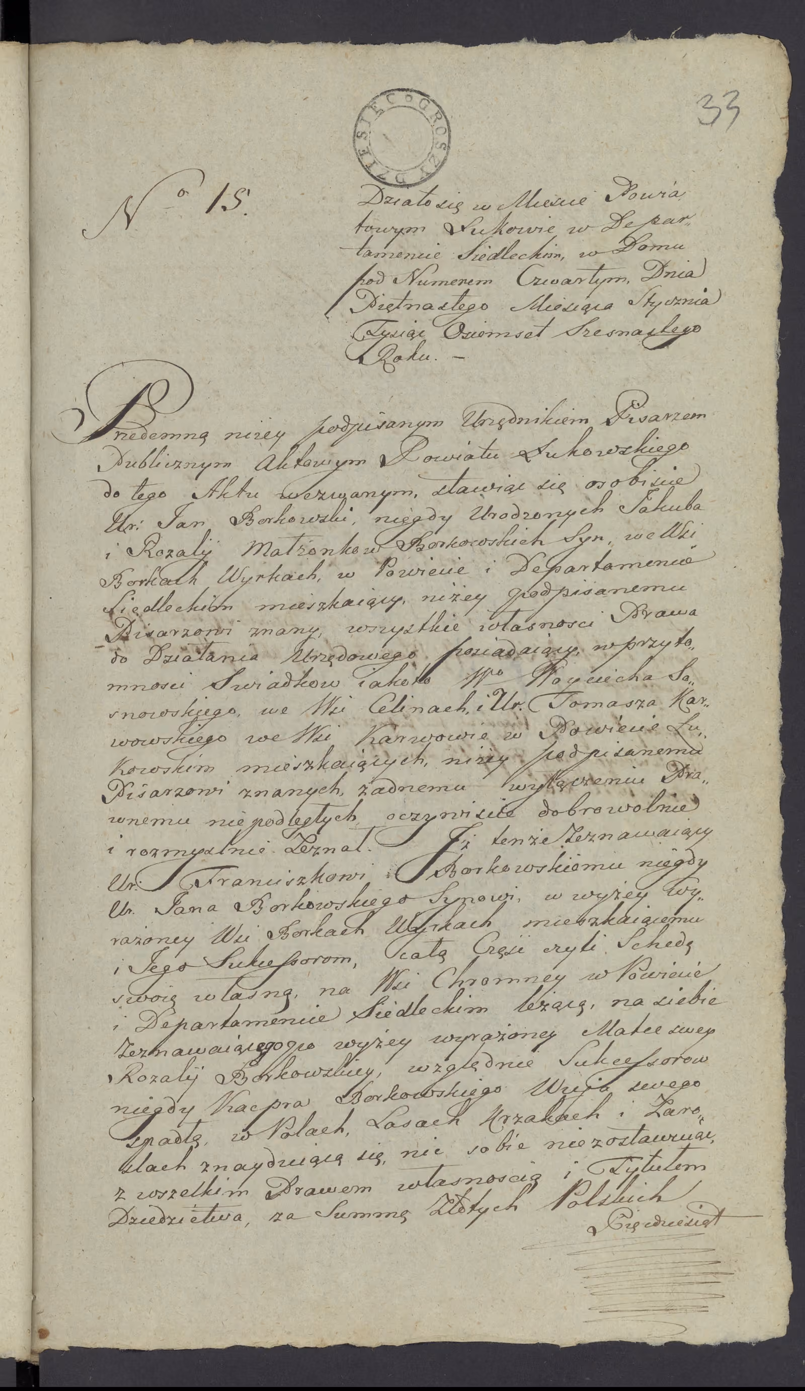 Szaniawski 15/1816, s. 1