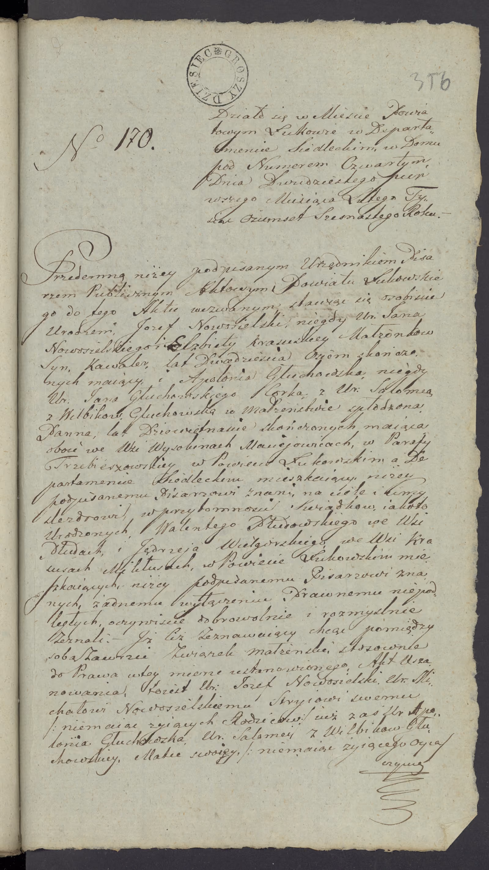 Szaniawski 170/1816, s. 1