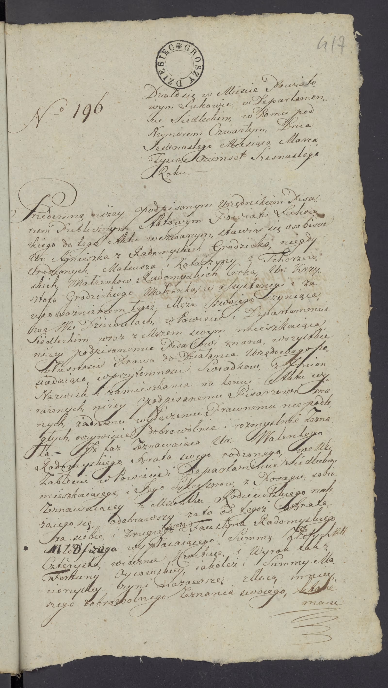 Szaniawski 196/1816, s. 1