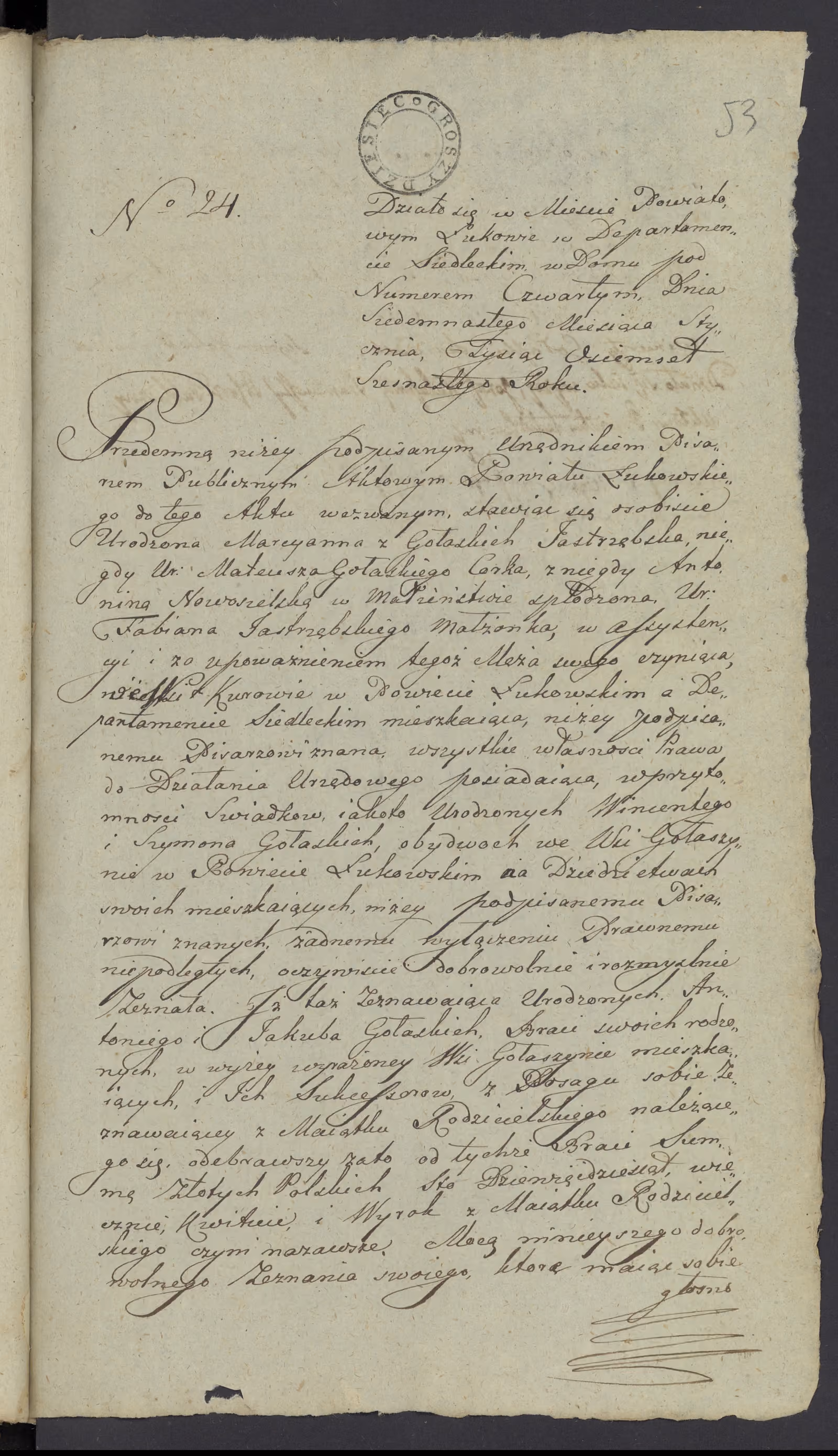 Szaniawski 24/1816, s. 1
