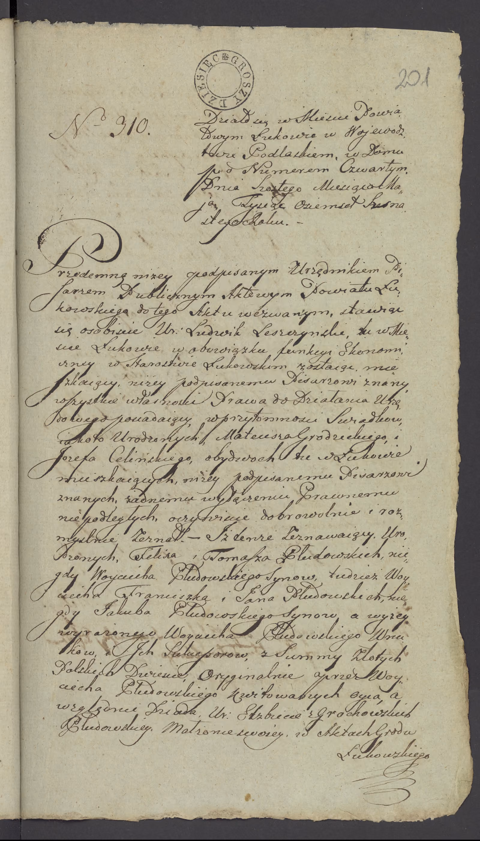 Szaniawski 310/1816, s. 1