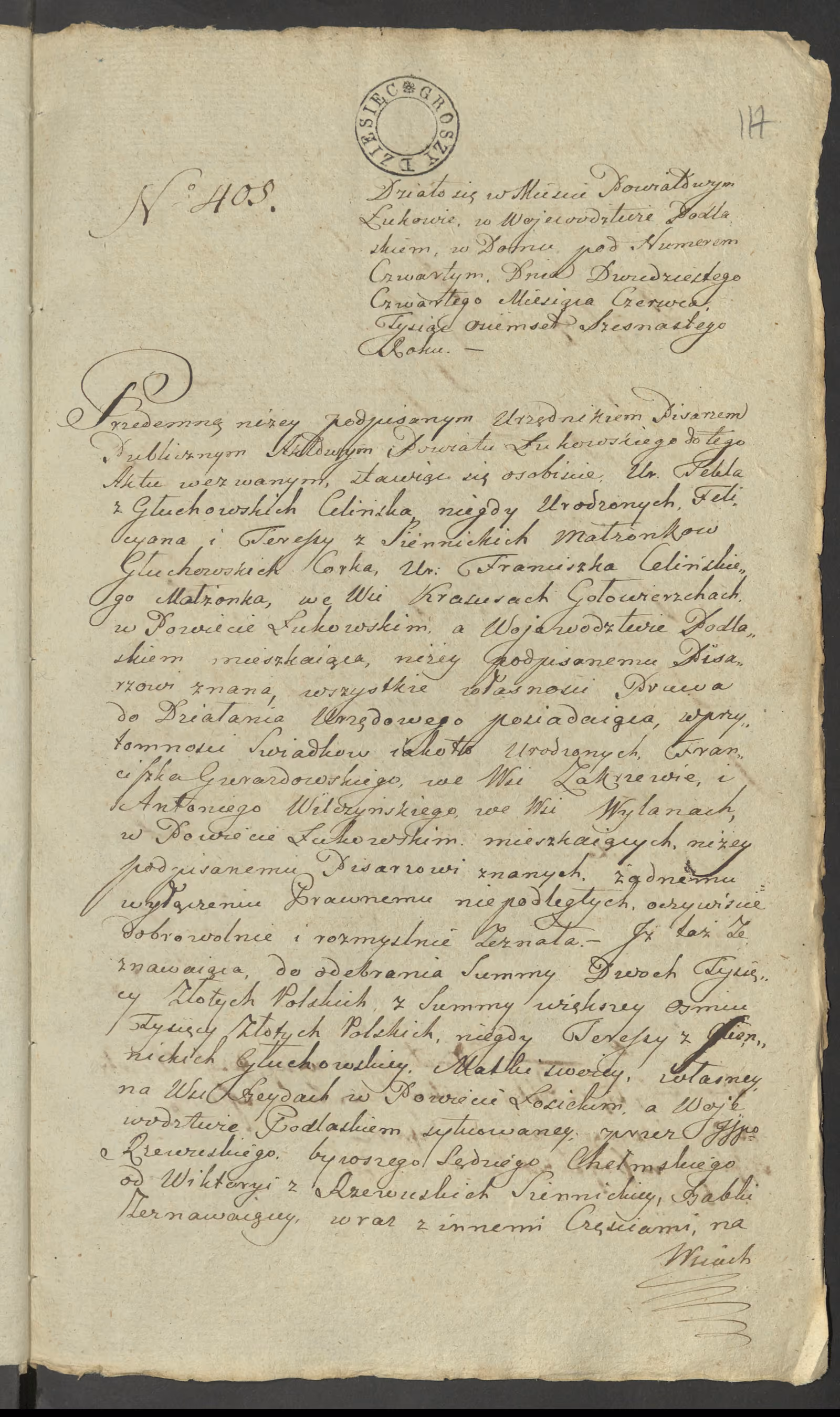 Szaniawski 405/1816, s. 1