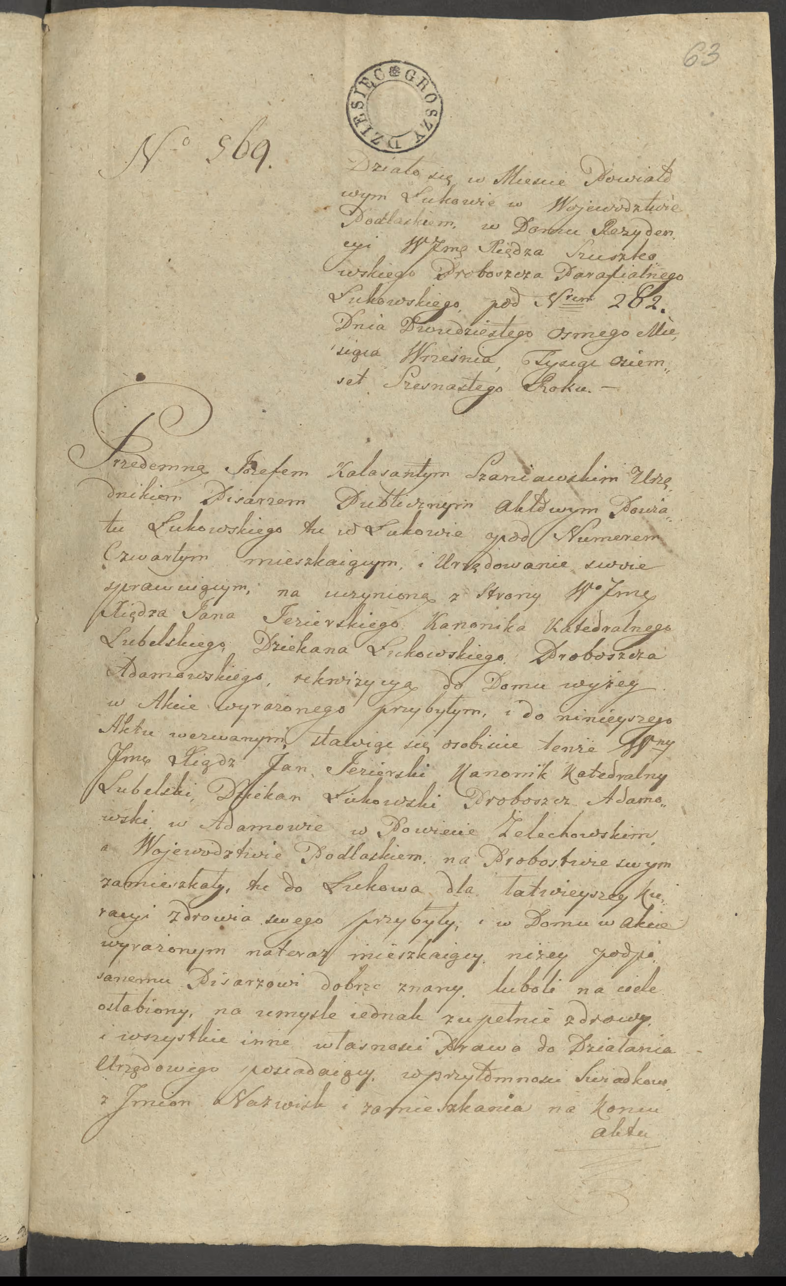Szaniawski 569/1816, s. 1