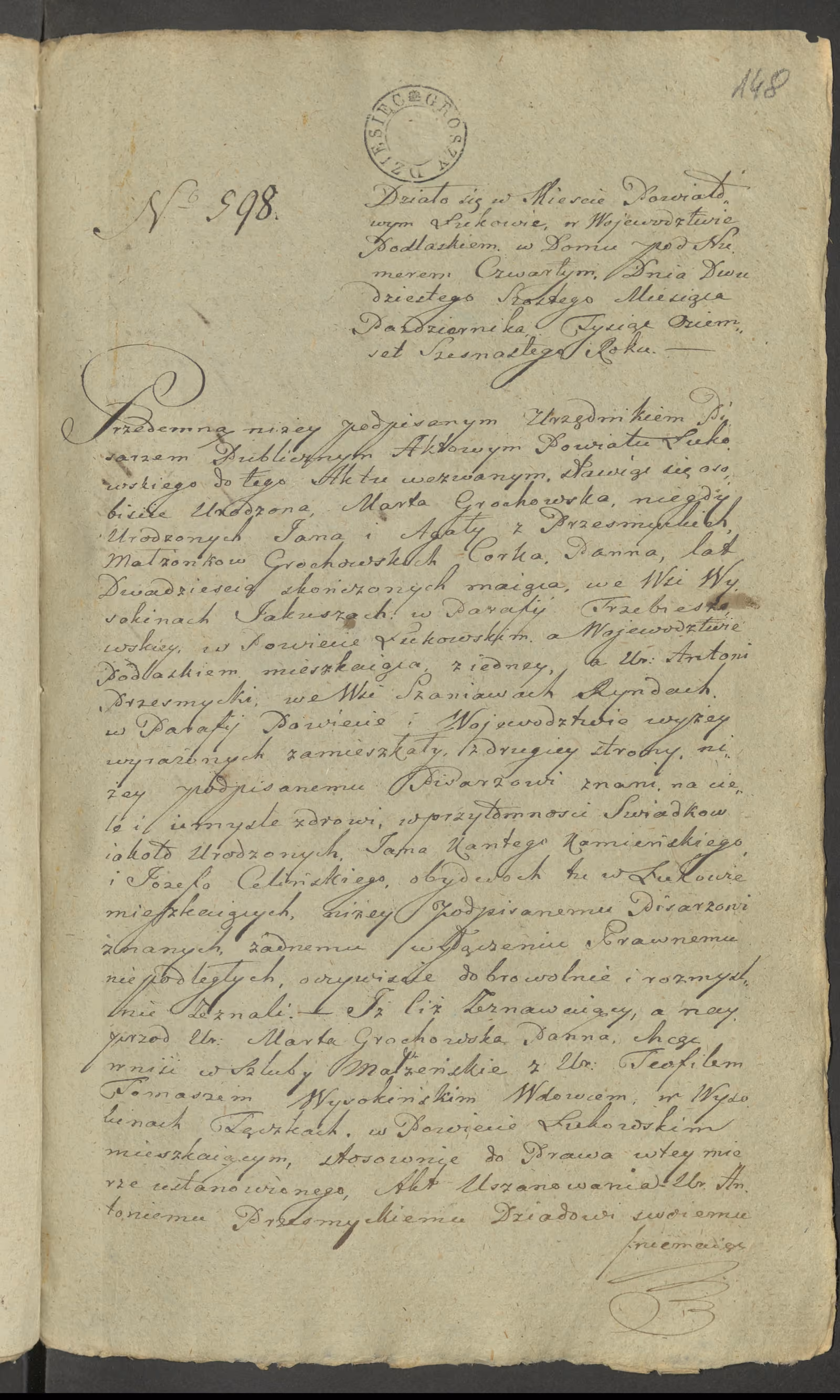 Szaniawski 598/1816, s. 1