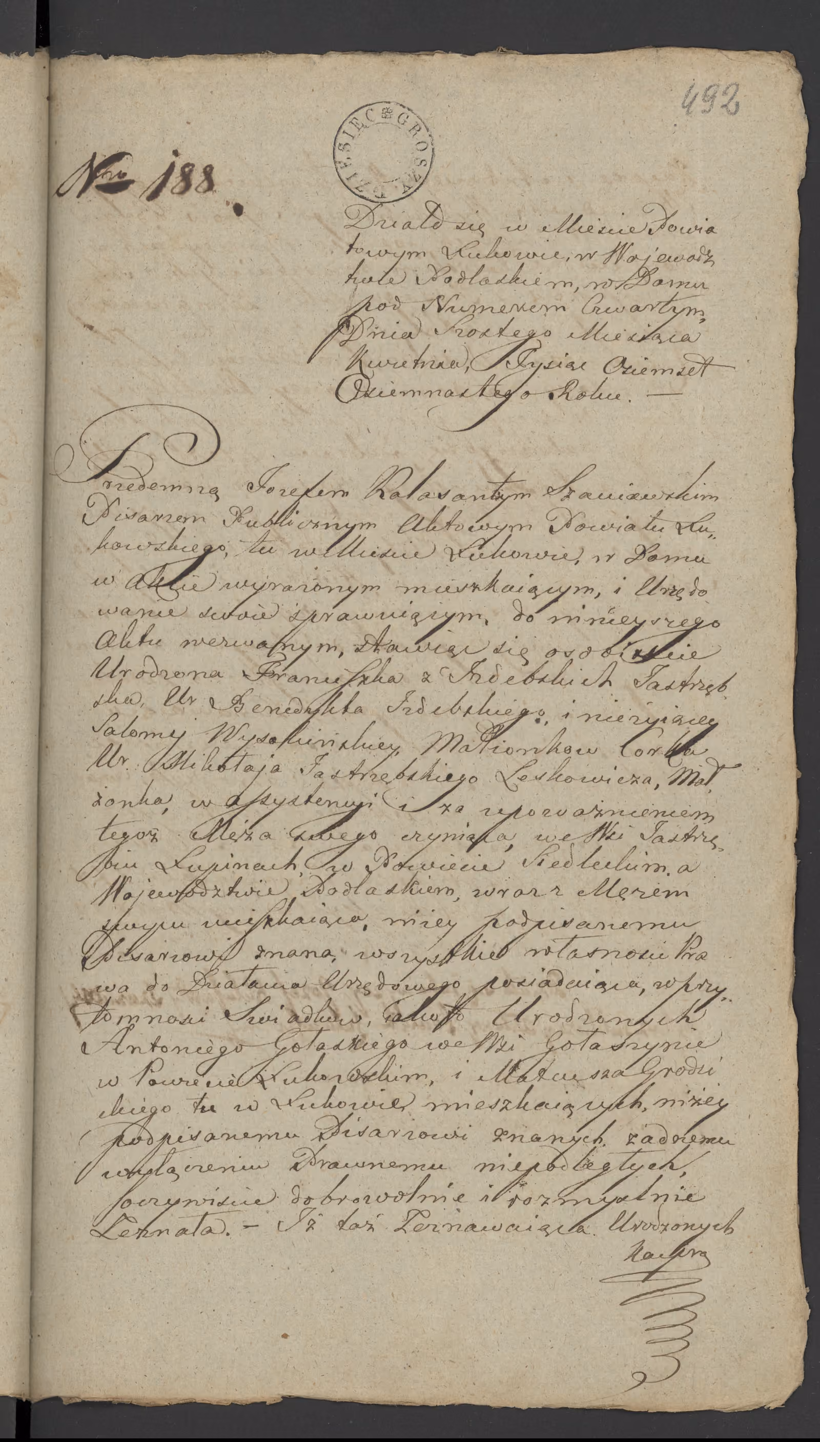 Szaniawski 188/1818, s. 1