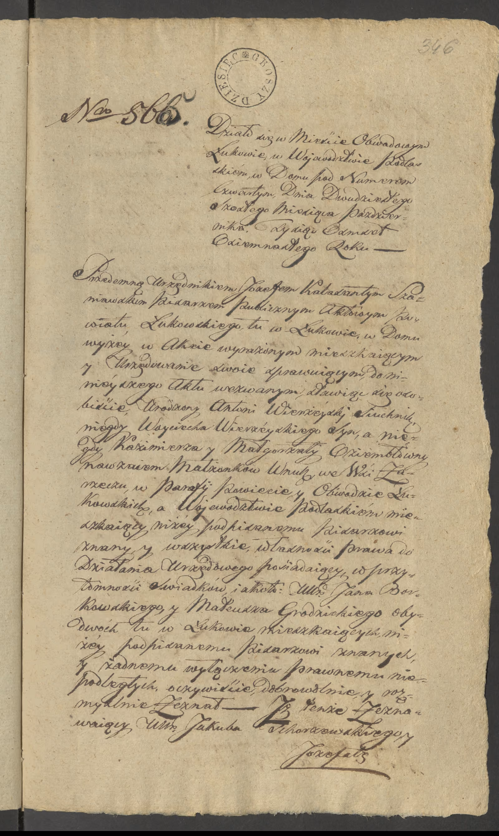 Szaniawski 565/1818, s. 1
