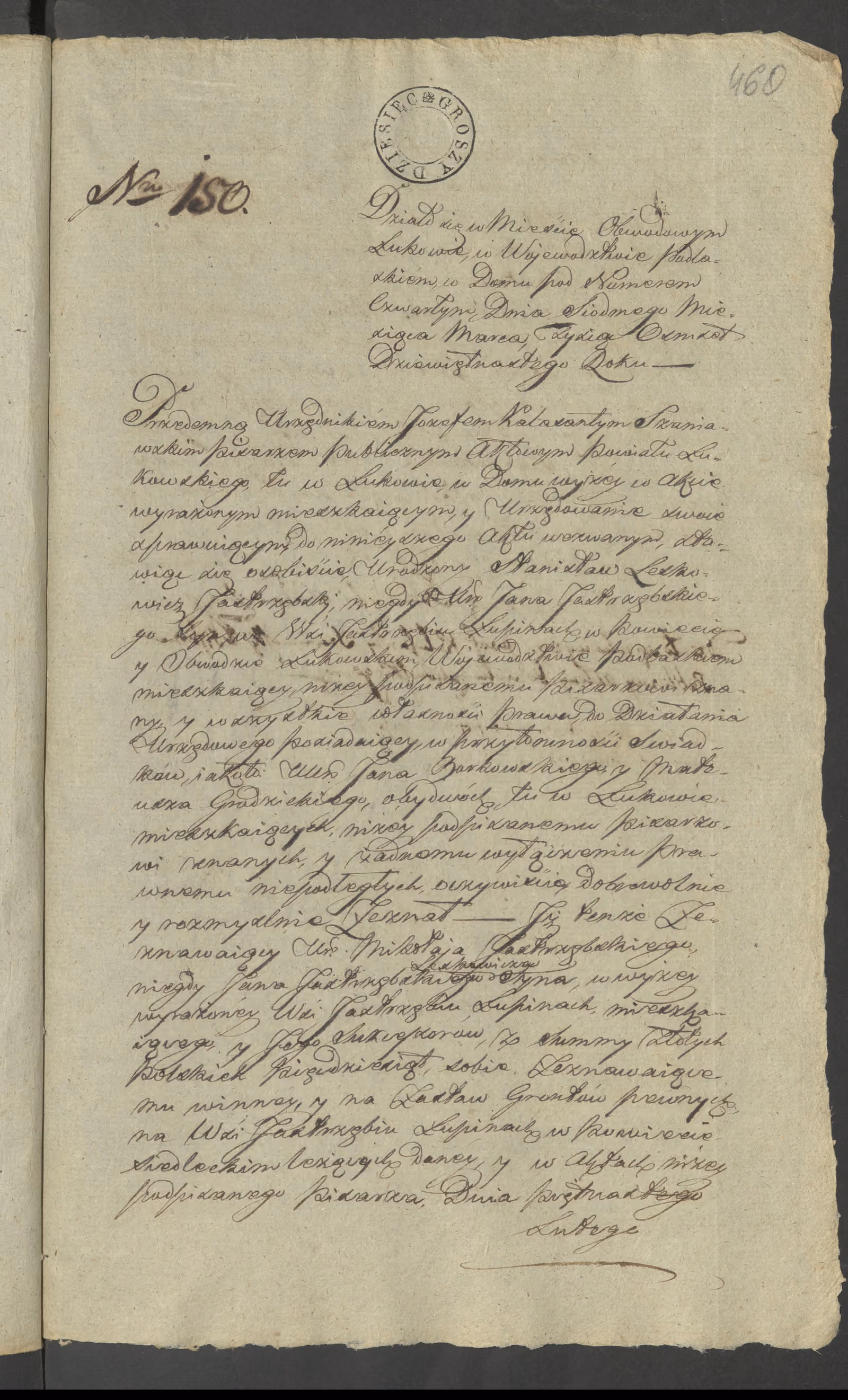 Szaniawski 150/1819, s. 1