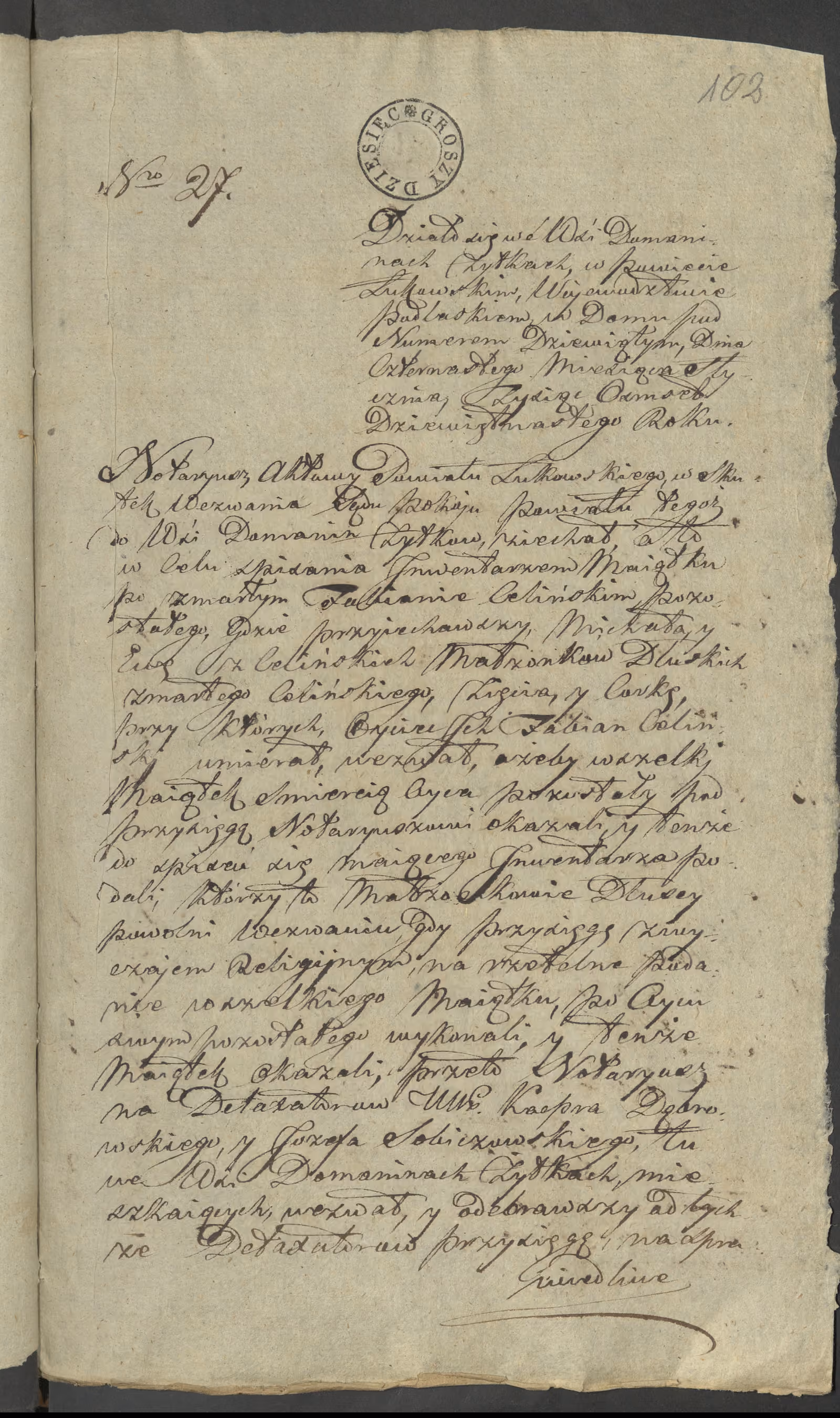 Szaniawski 27/1819, s. 1
