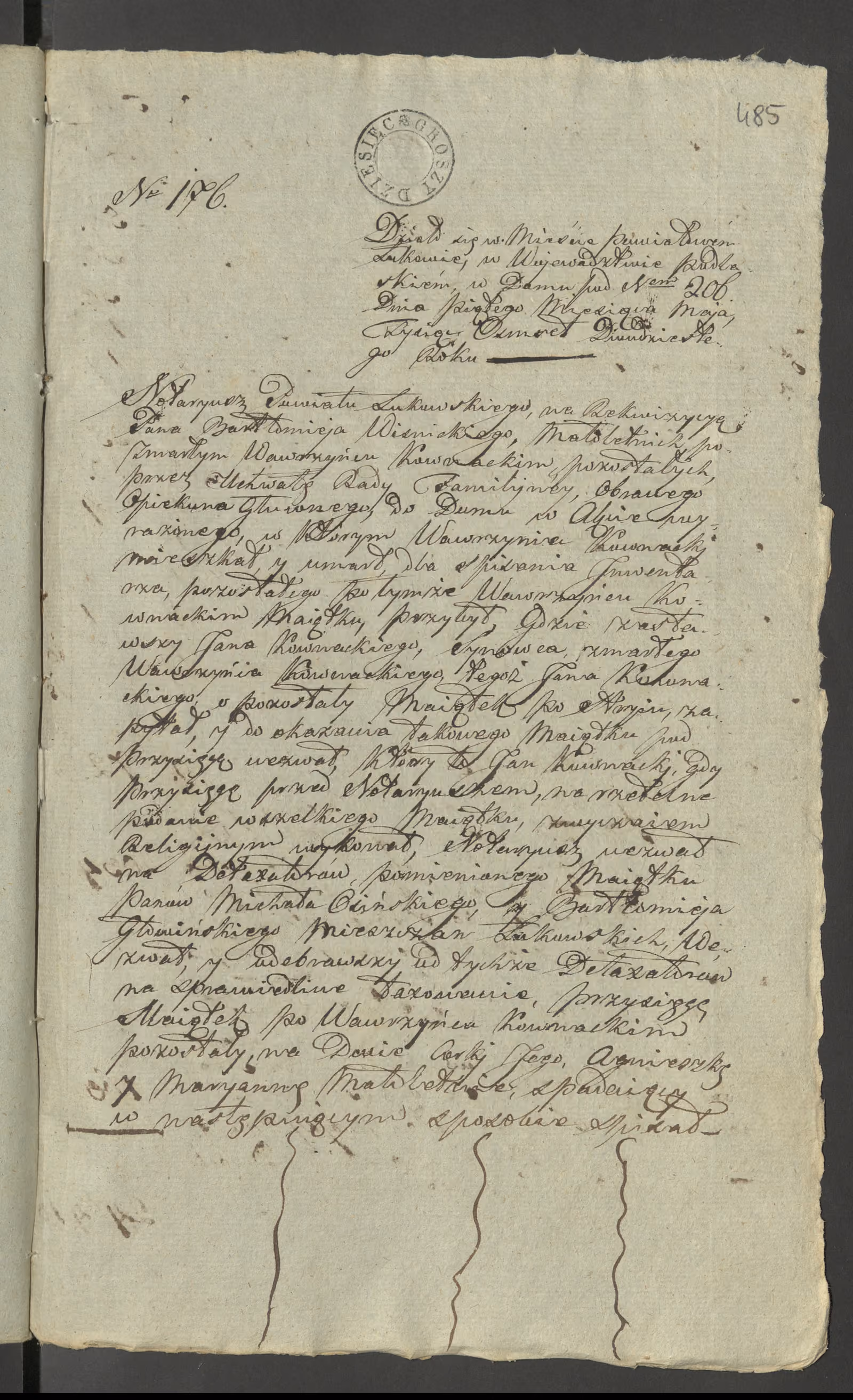 Szaniawski 176/1820, s. 1