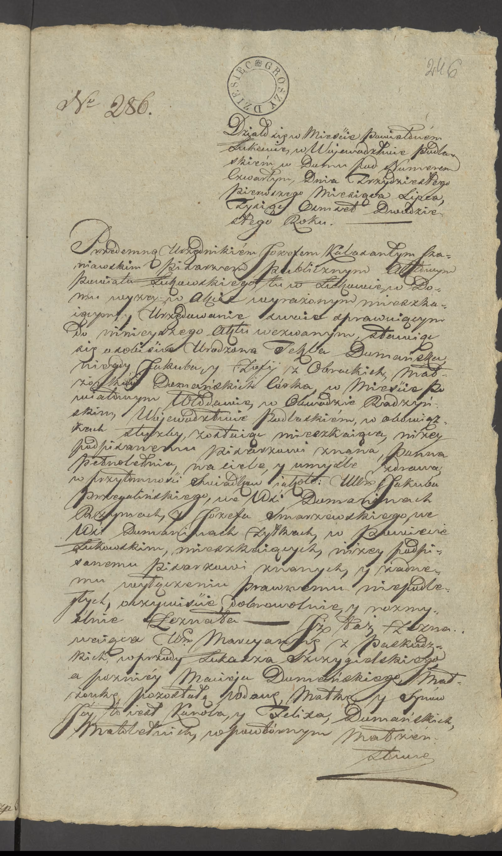 Szaniawski 286/1820, s. 1