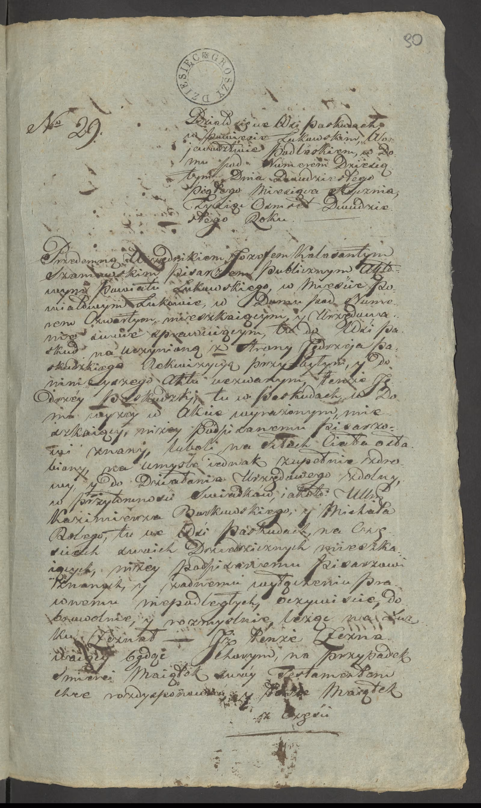 Szaniawski 29/1820, s. 1