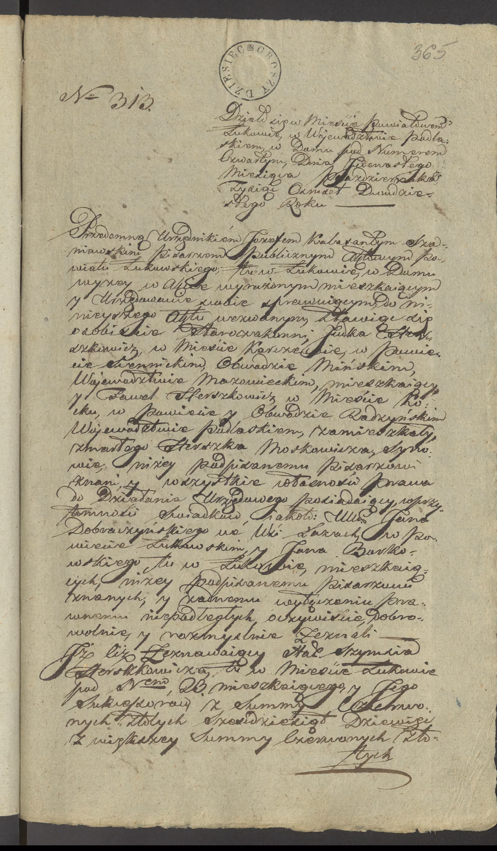 Szaniawski 313/1820, s. 1