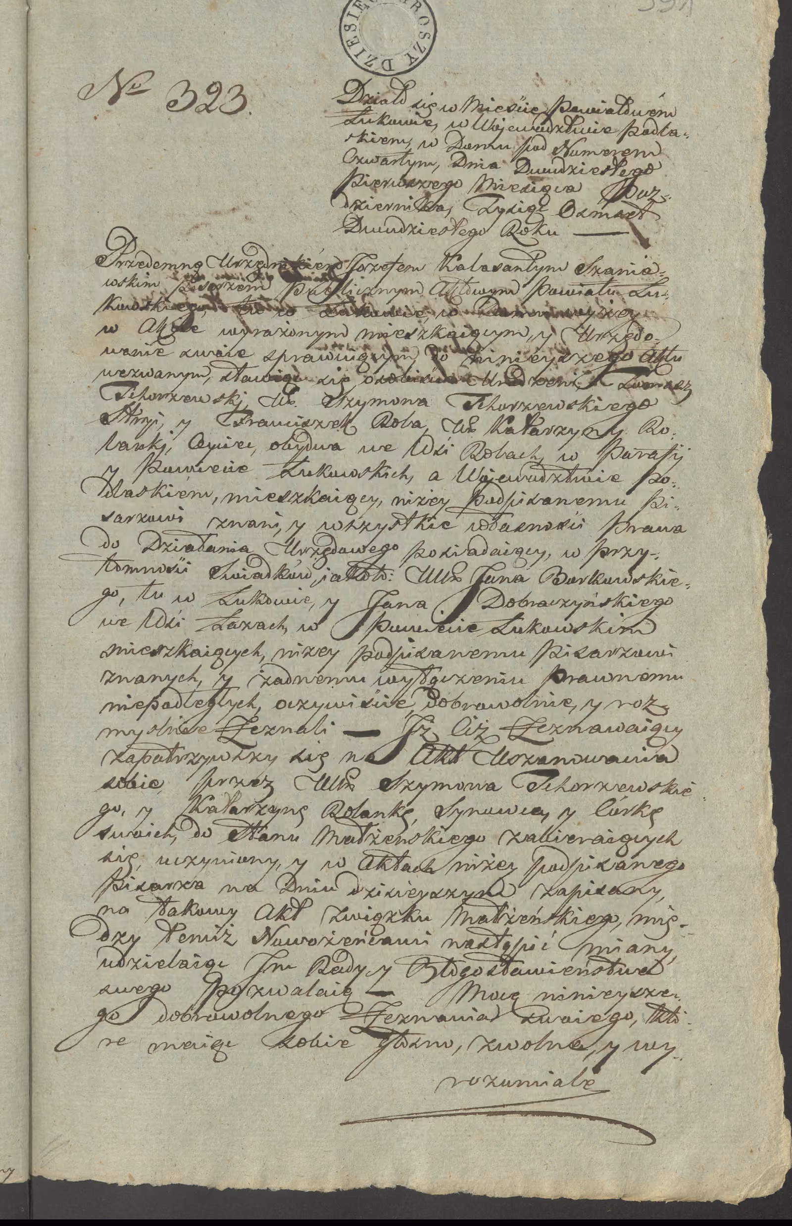 Szaniawski 323/1820, s. 1