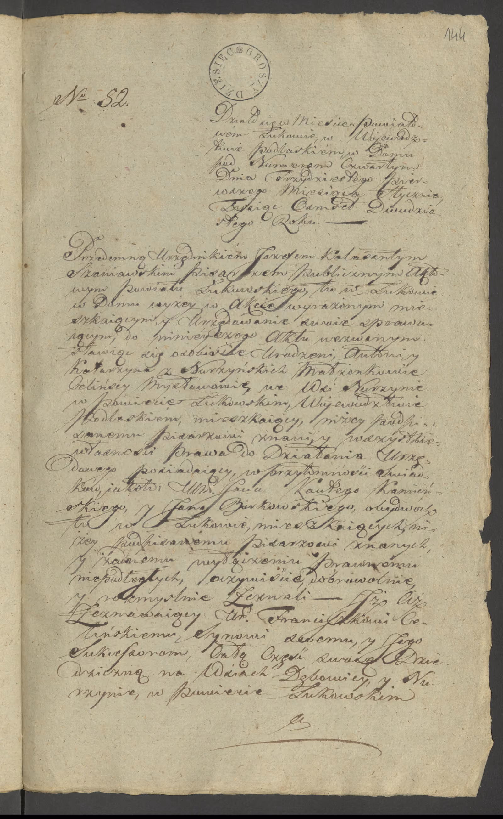 Szaniawski 52/1820, s. 1