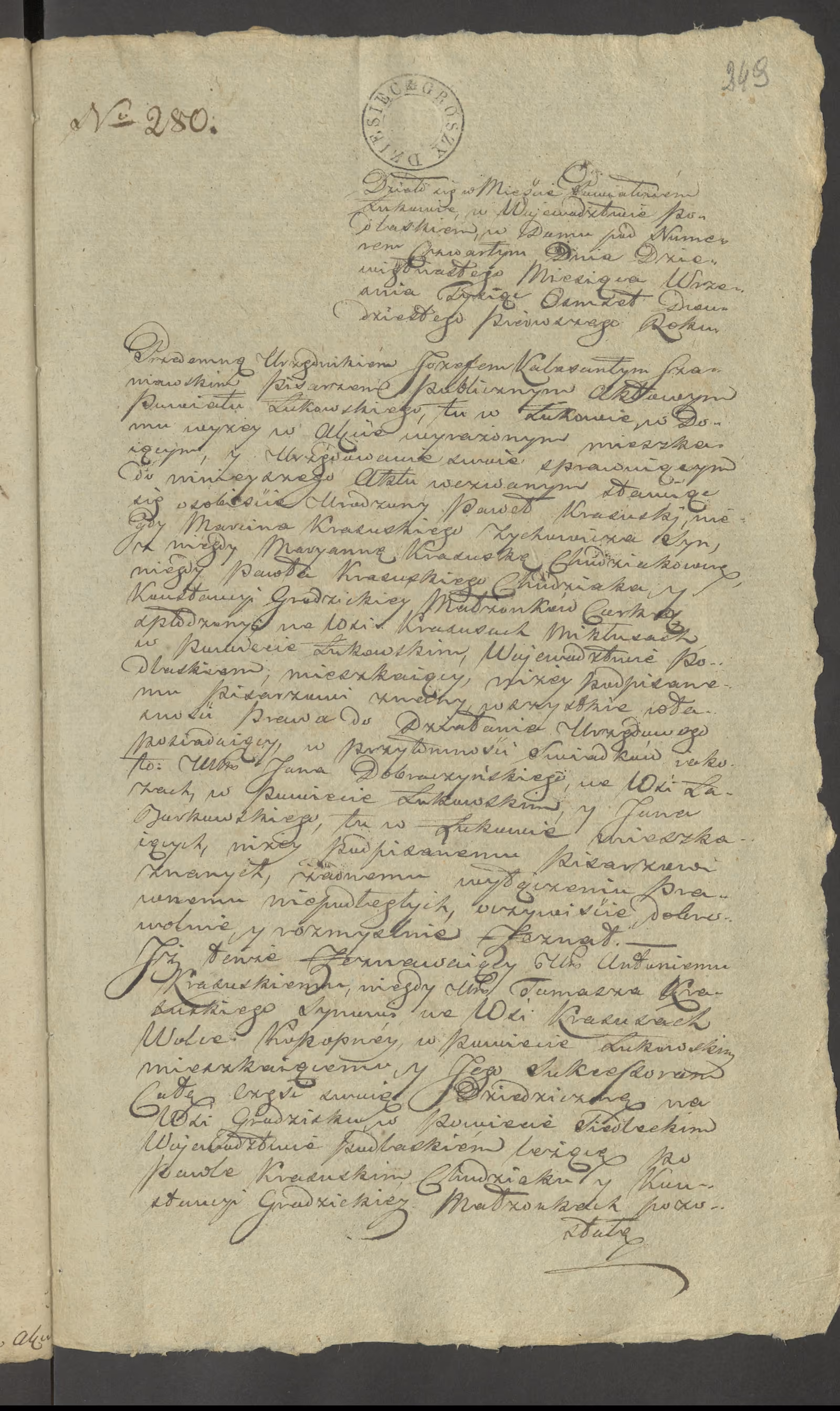 Szaniawski 280/1821, s. 1