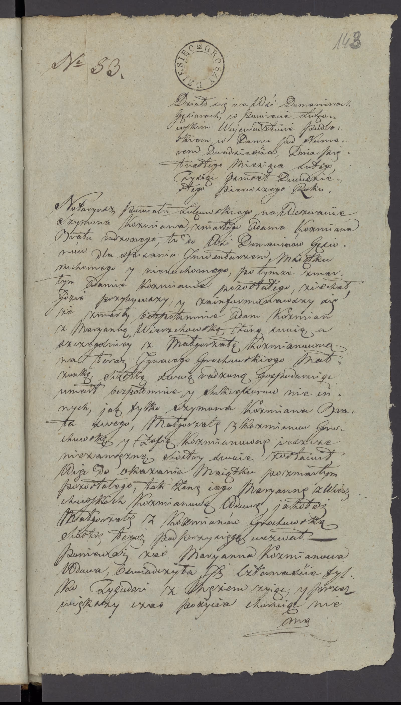 Szaniawski 53/1821, s. 1
