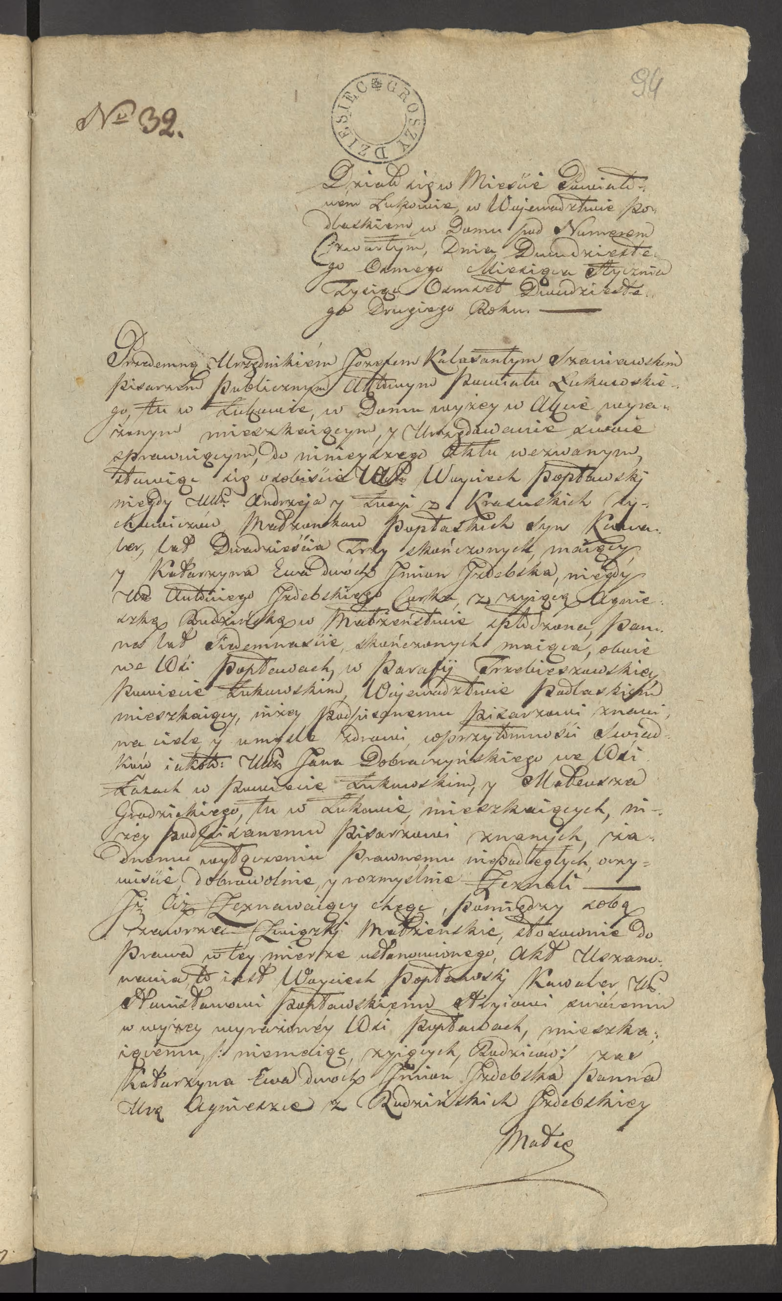 Szaniawski 32/1822, s. 1