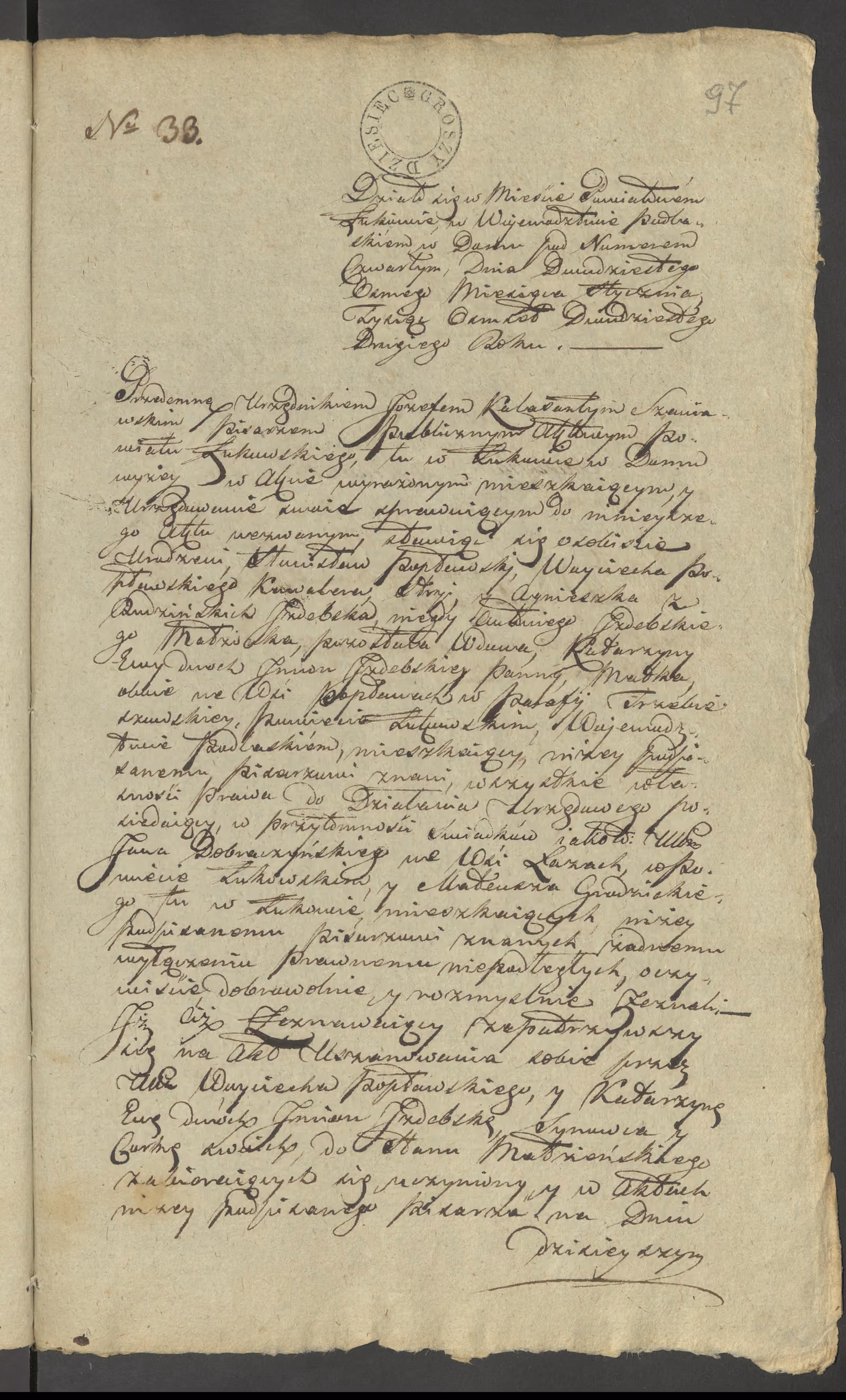 Szaniawski 33/1822, s. 1