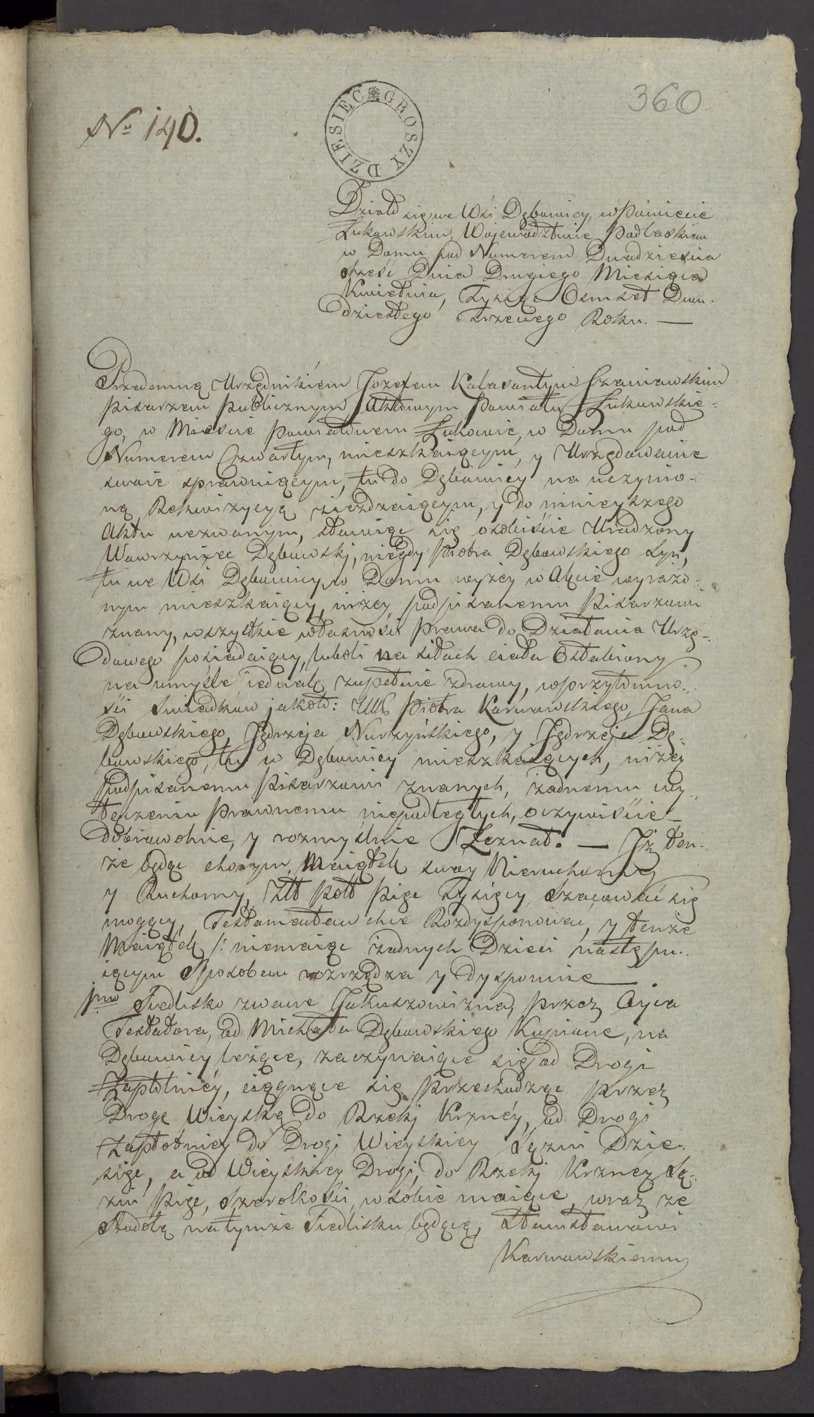 Szaniawski 140/1823, s. 1