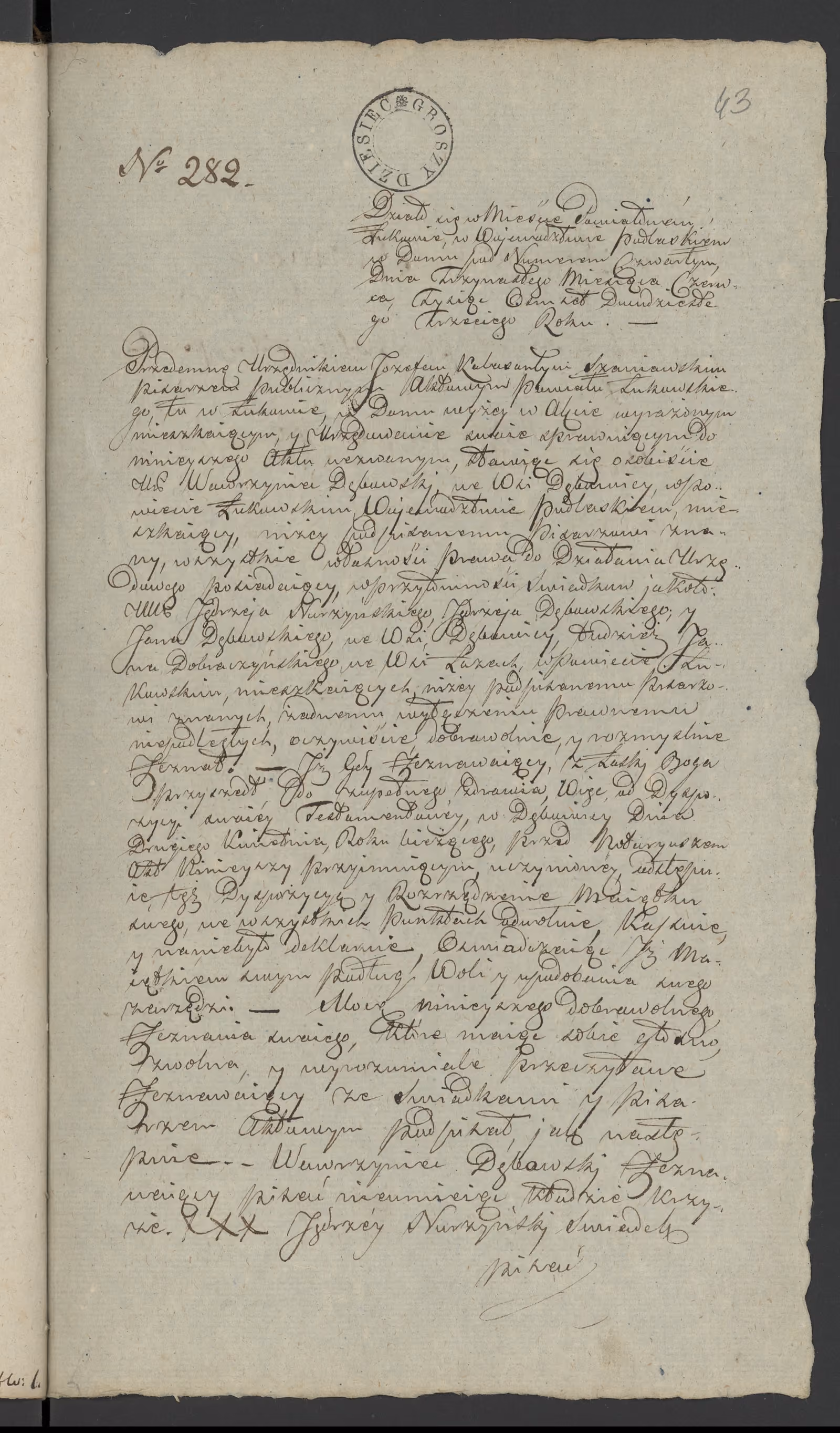 Szaniawski 282/1823, s. 1