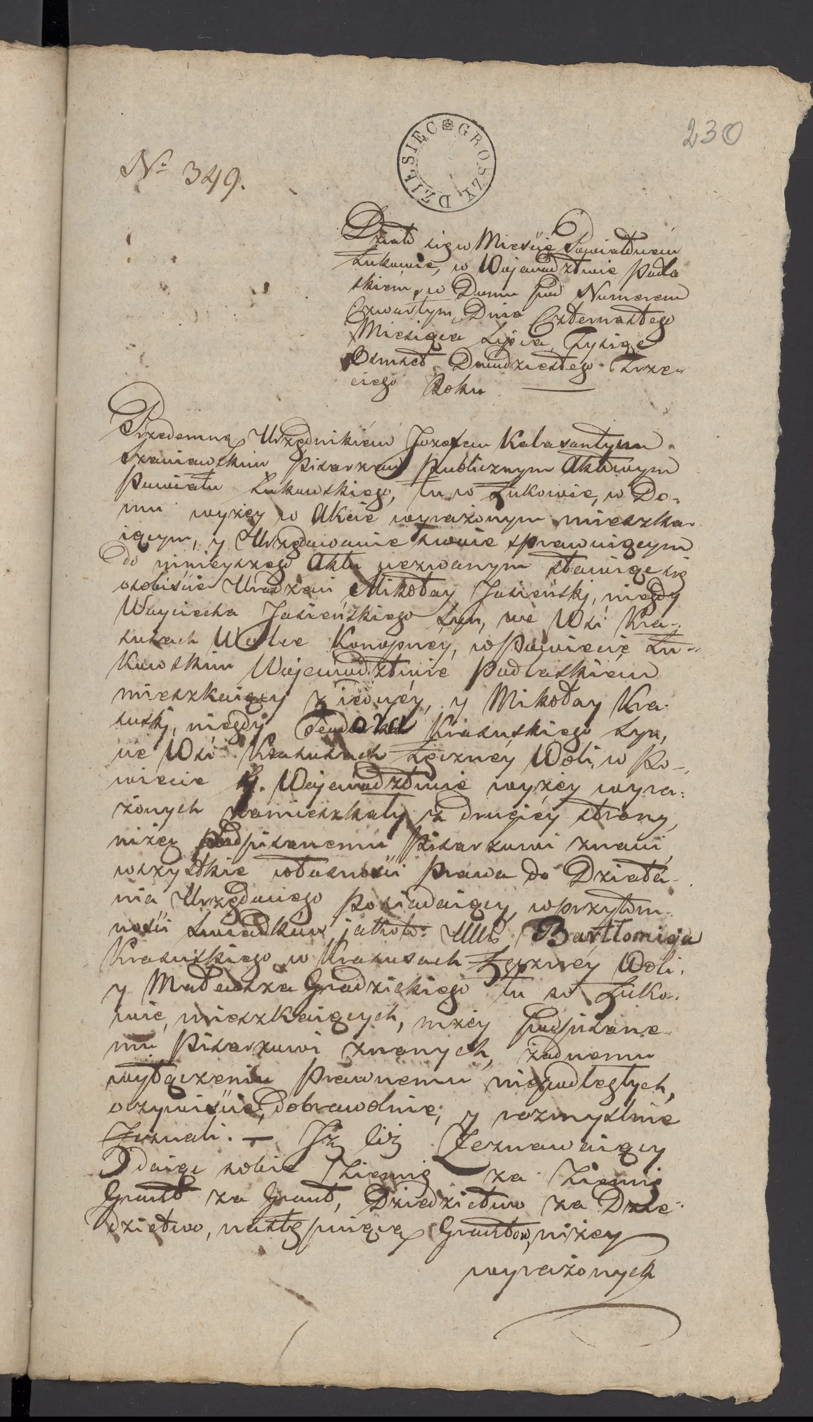 Szaniawski 349/1823, s. 1