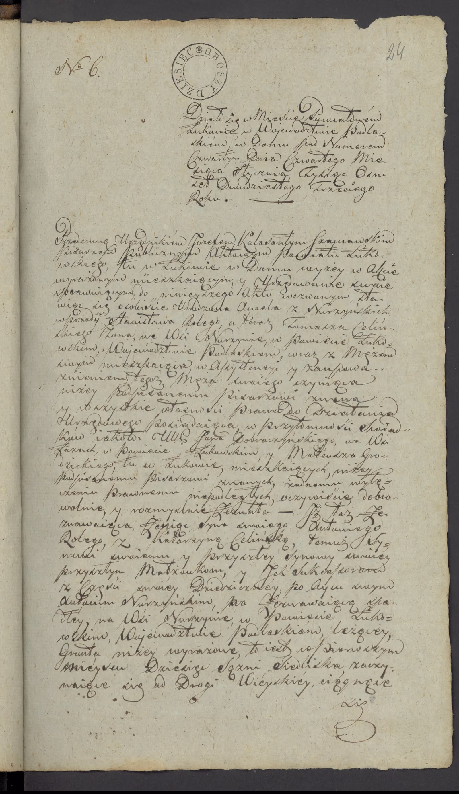 Szaniawski 6/1823, s. 1