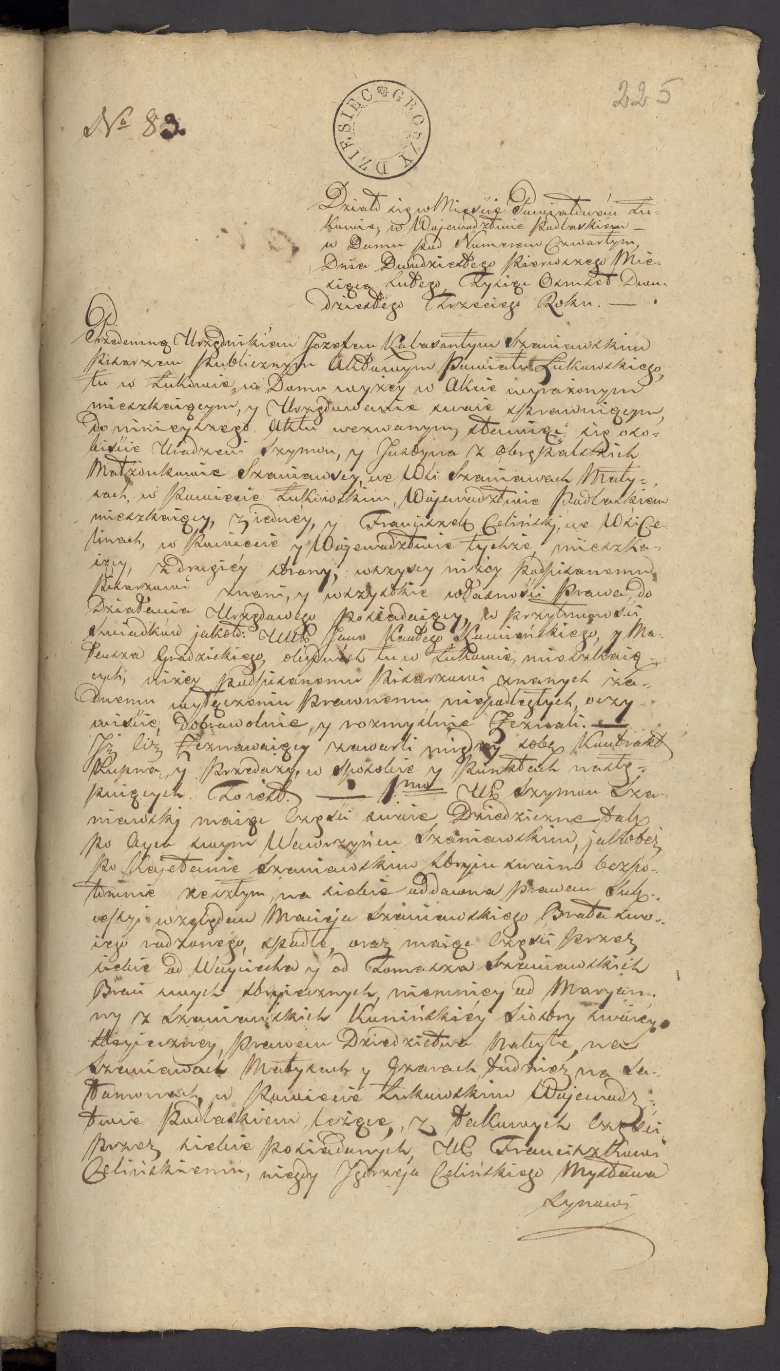 Szaniawski 83/1823, s. 1