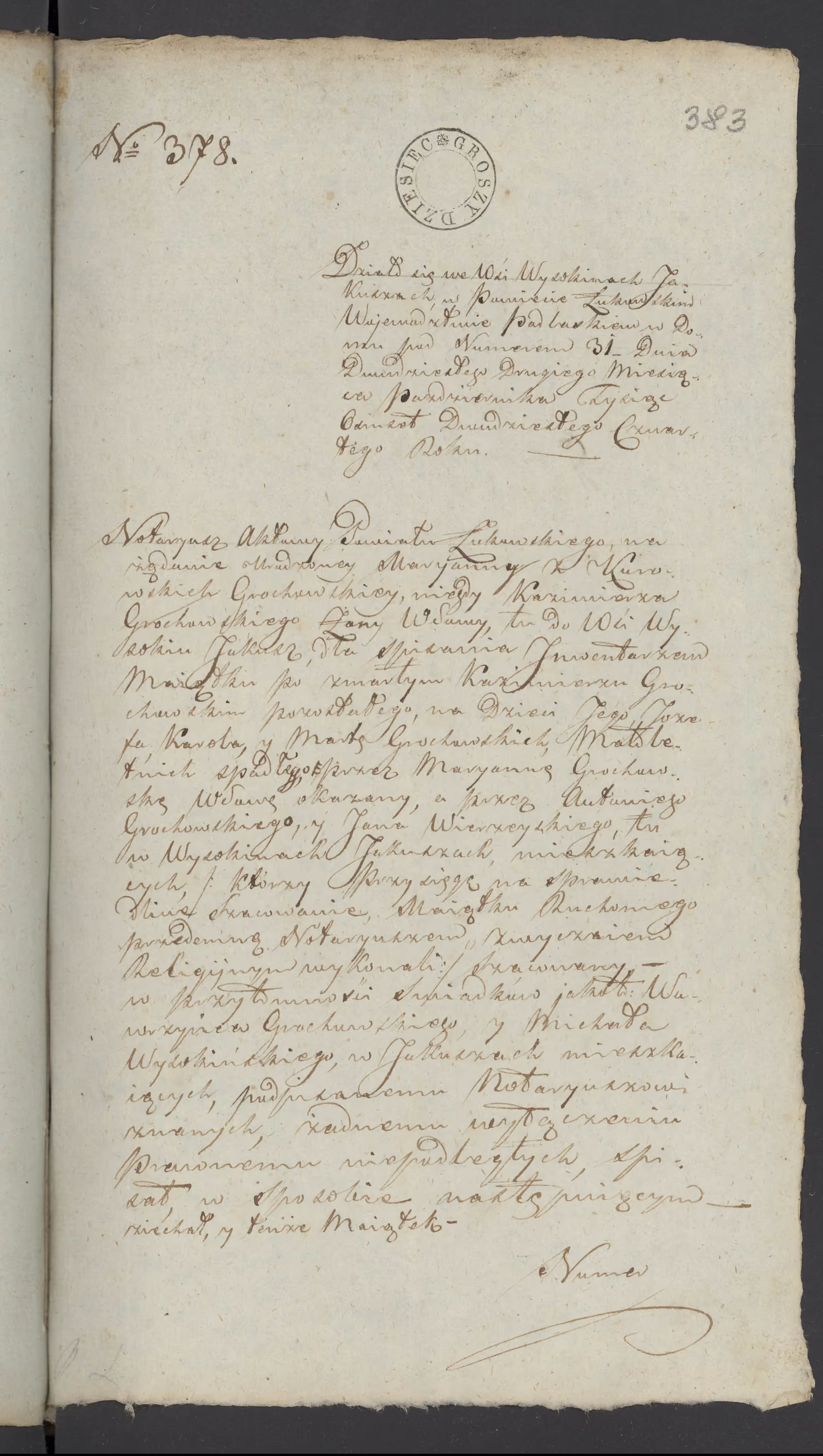 Szaniawski 378/1824, s. 1