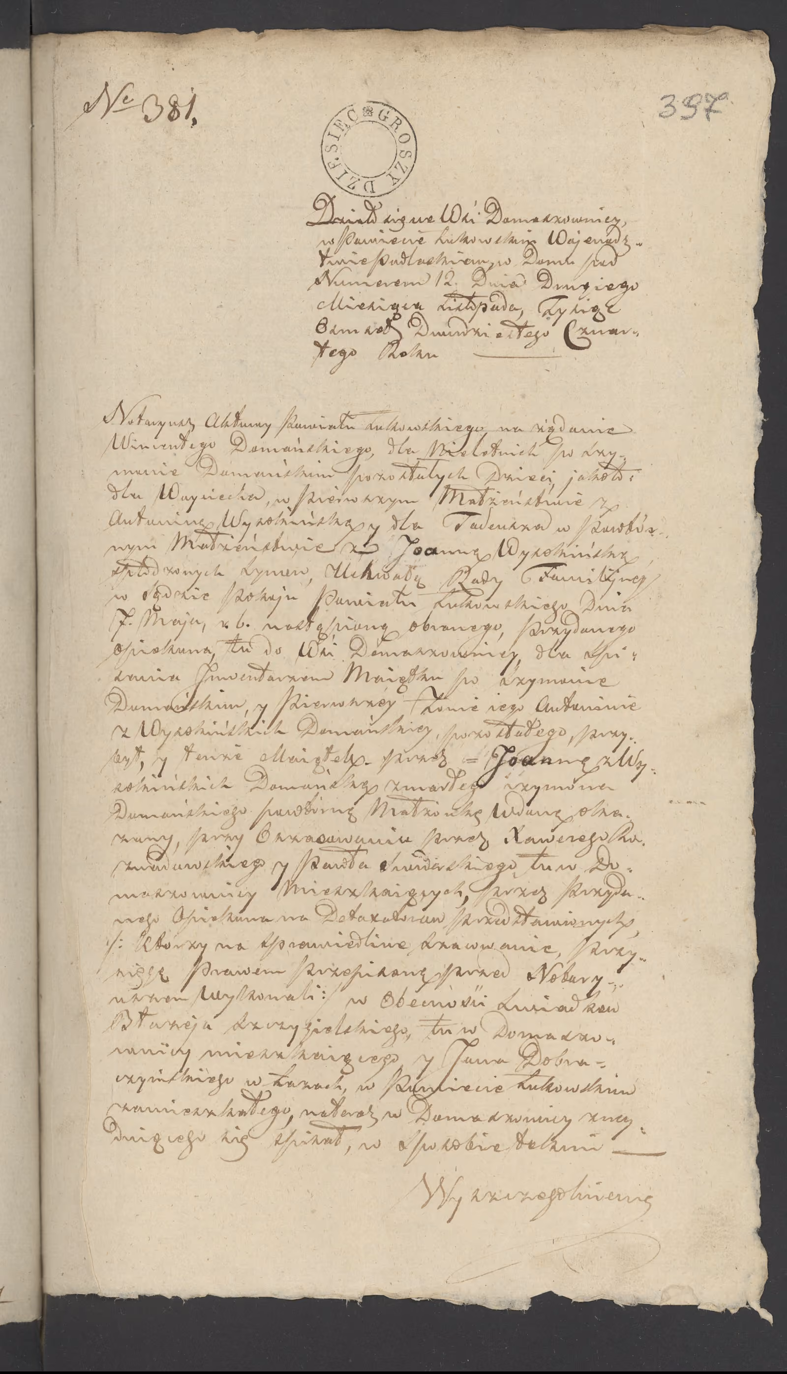 Szaniawski 381/1824, s. 1