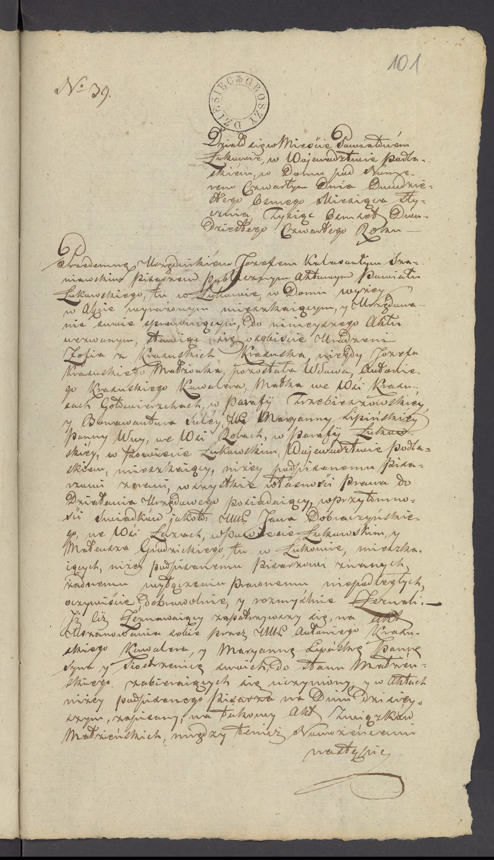 Szaniawski 39/1824, s. 1