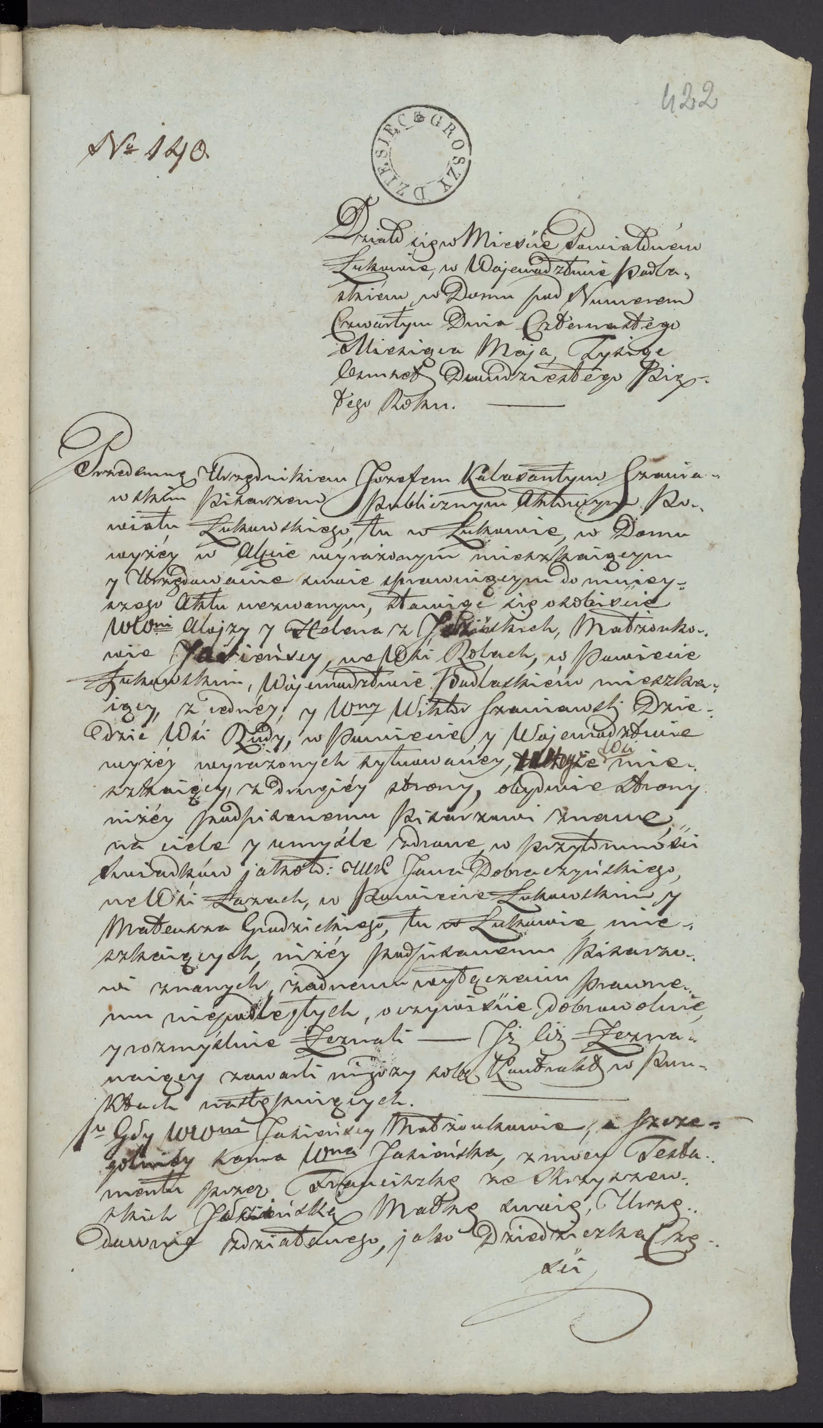 Szaniawski 140/1825, s. 1