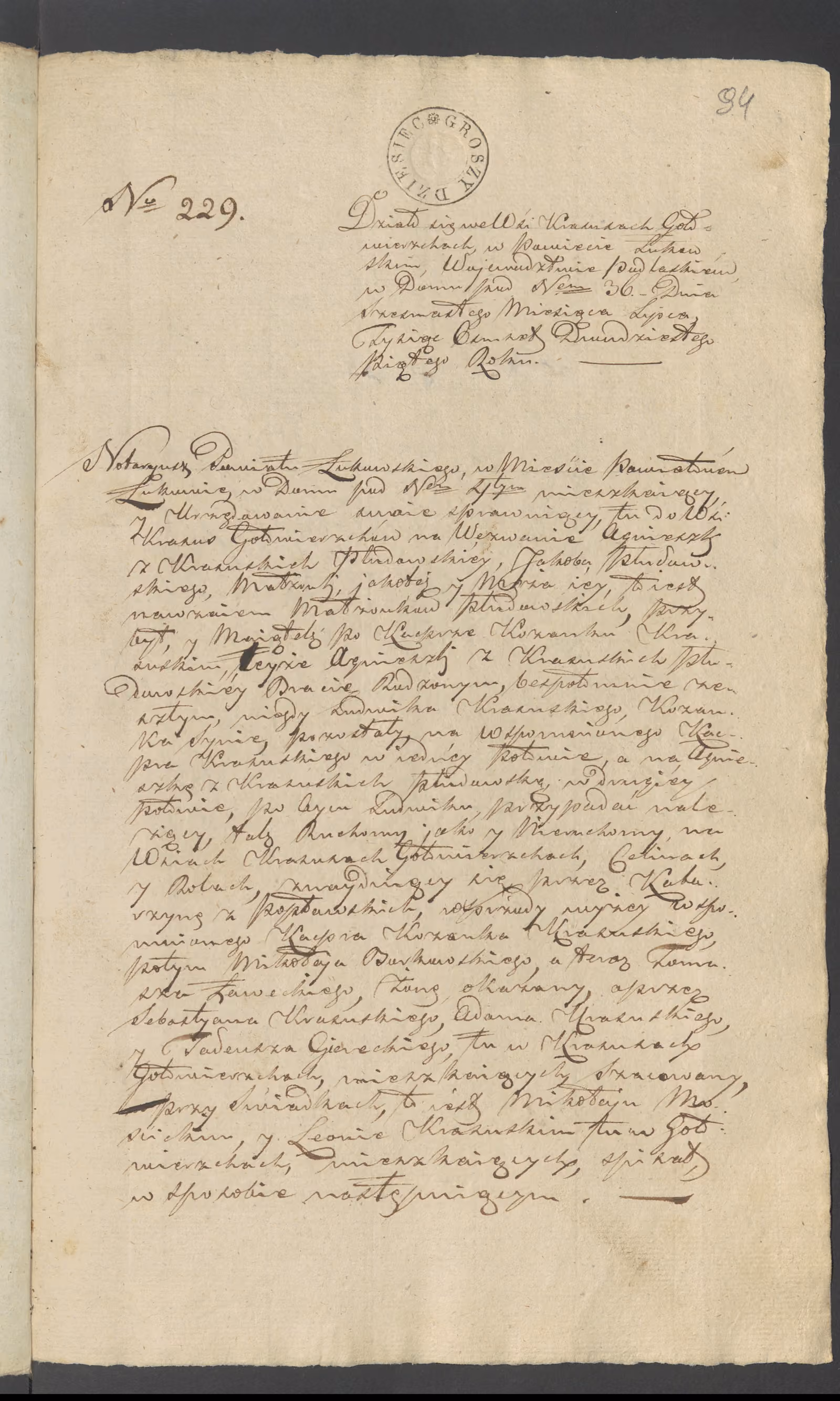 Szaniawski 229/1825, s. 1
