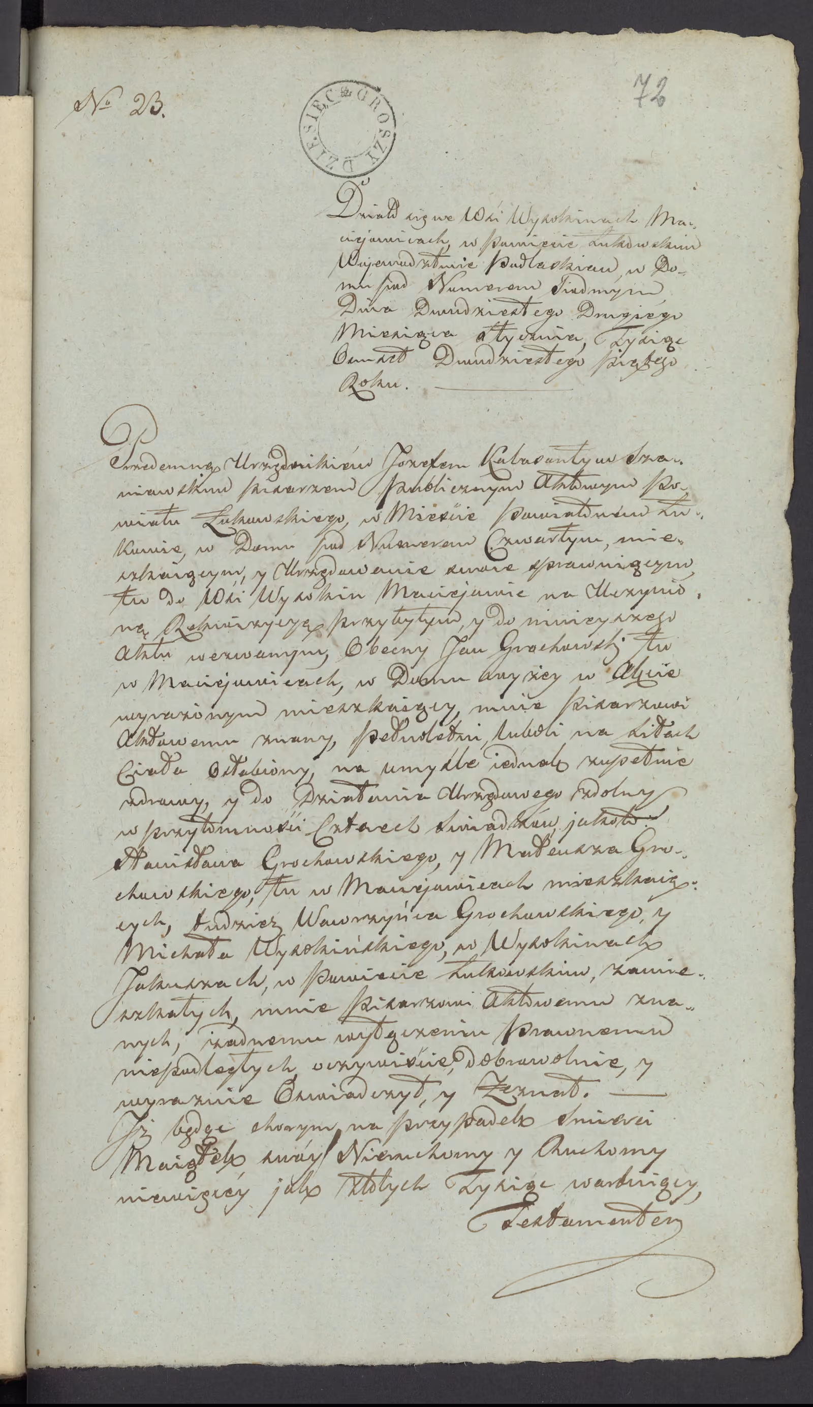 Szaniawski 23/1825, s. 1