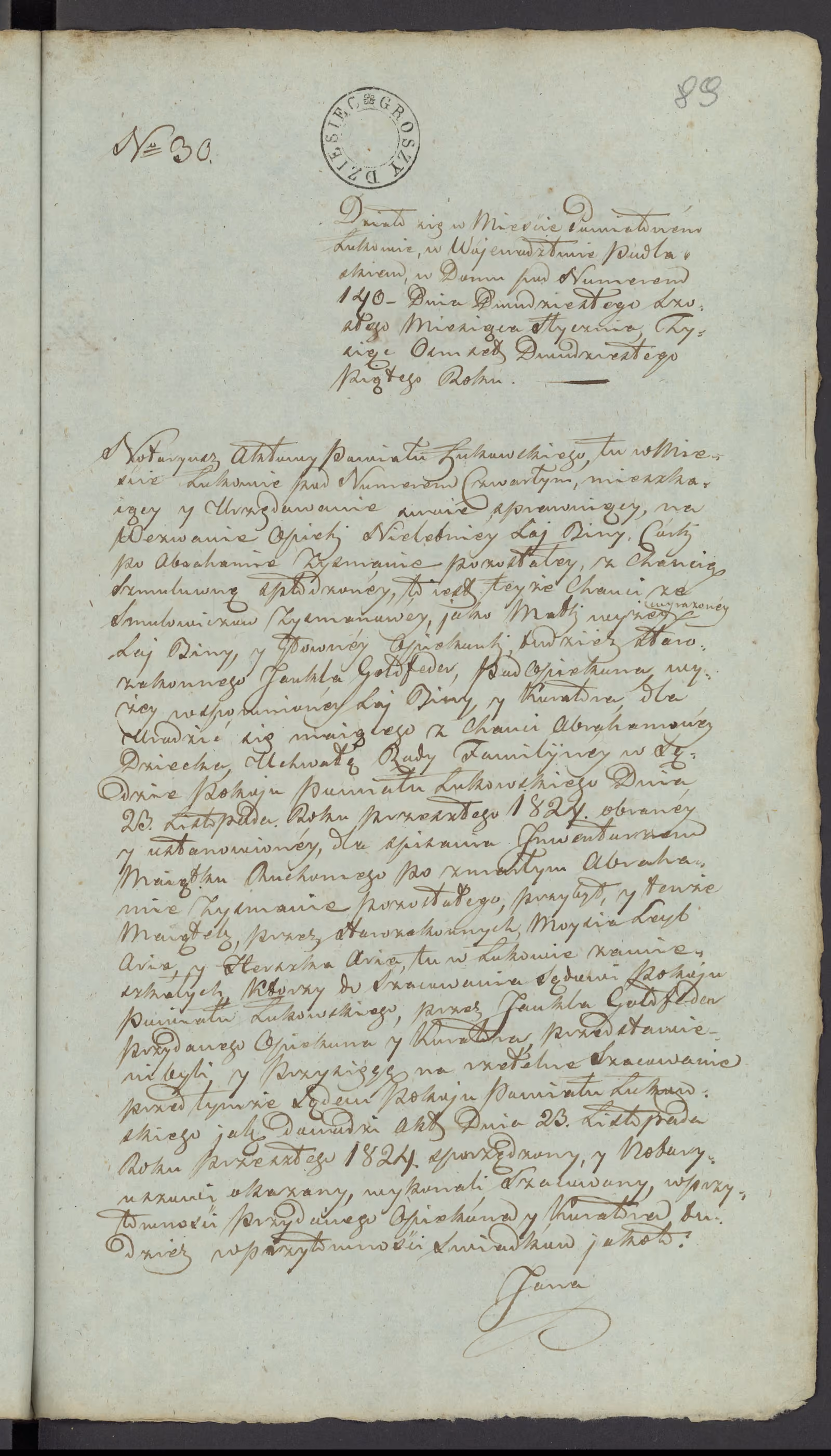 Szaniawski 30/1825, s. 1