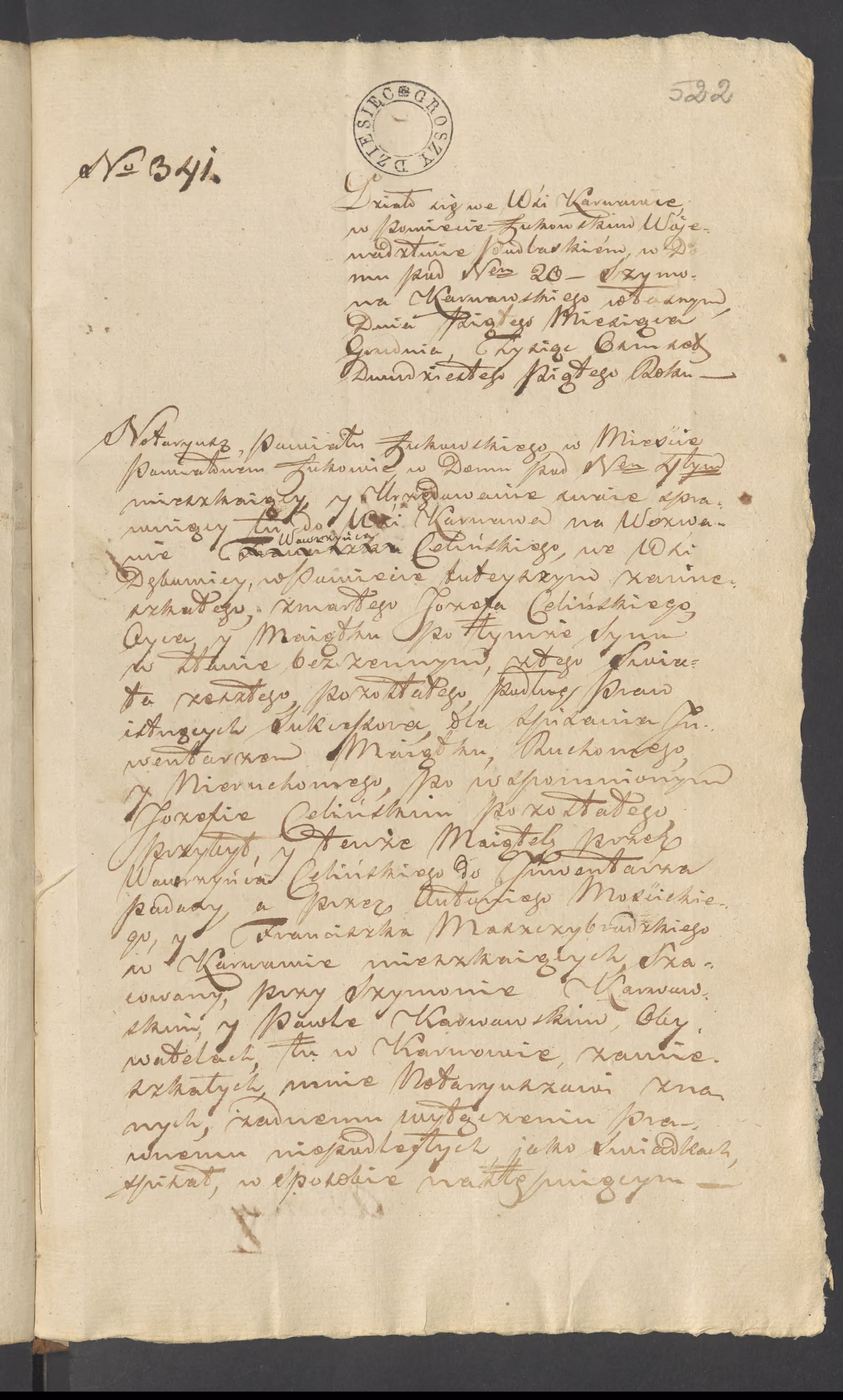 Szaniawski 341/1825, s. 1