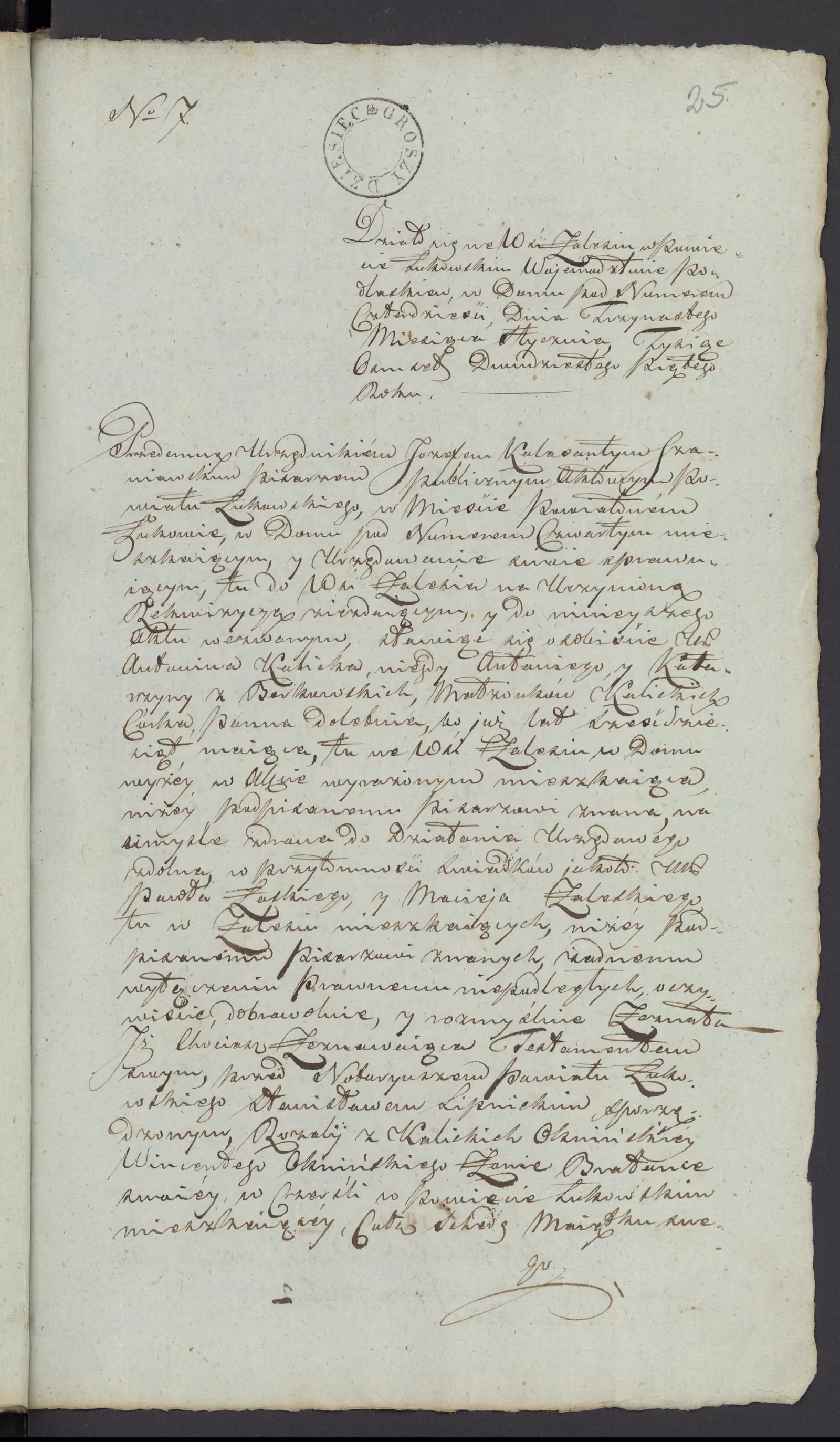 Szaniawski 7/1825, s. 1