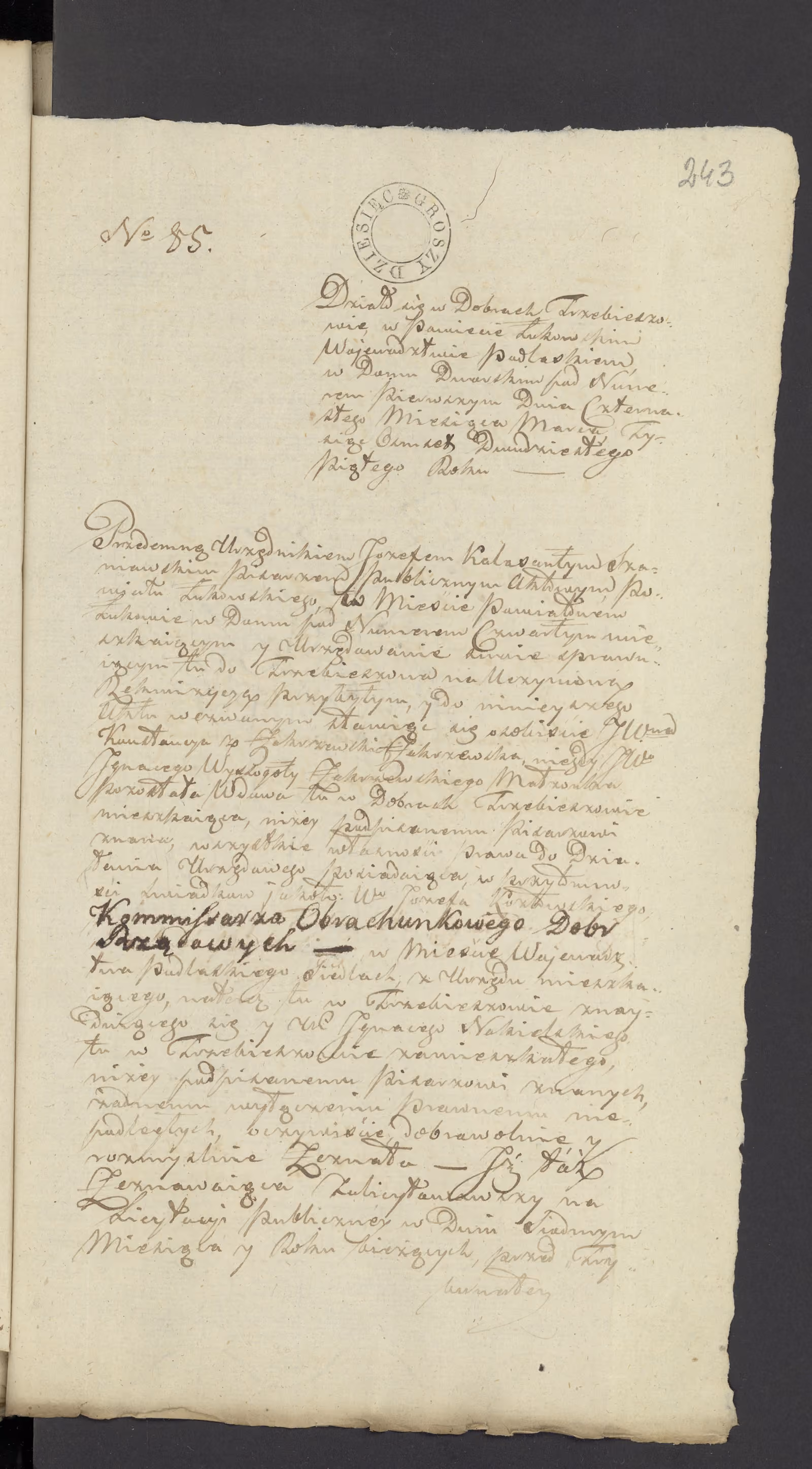 Szaniawski 85/1825, s. 1