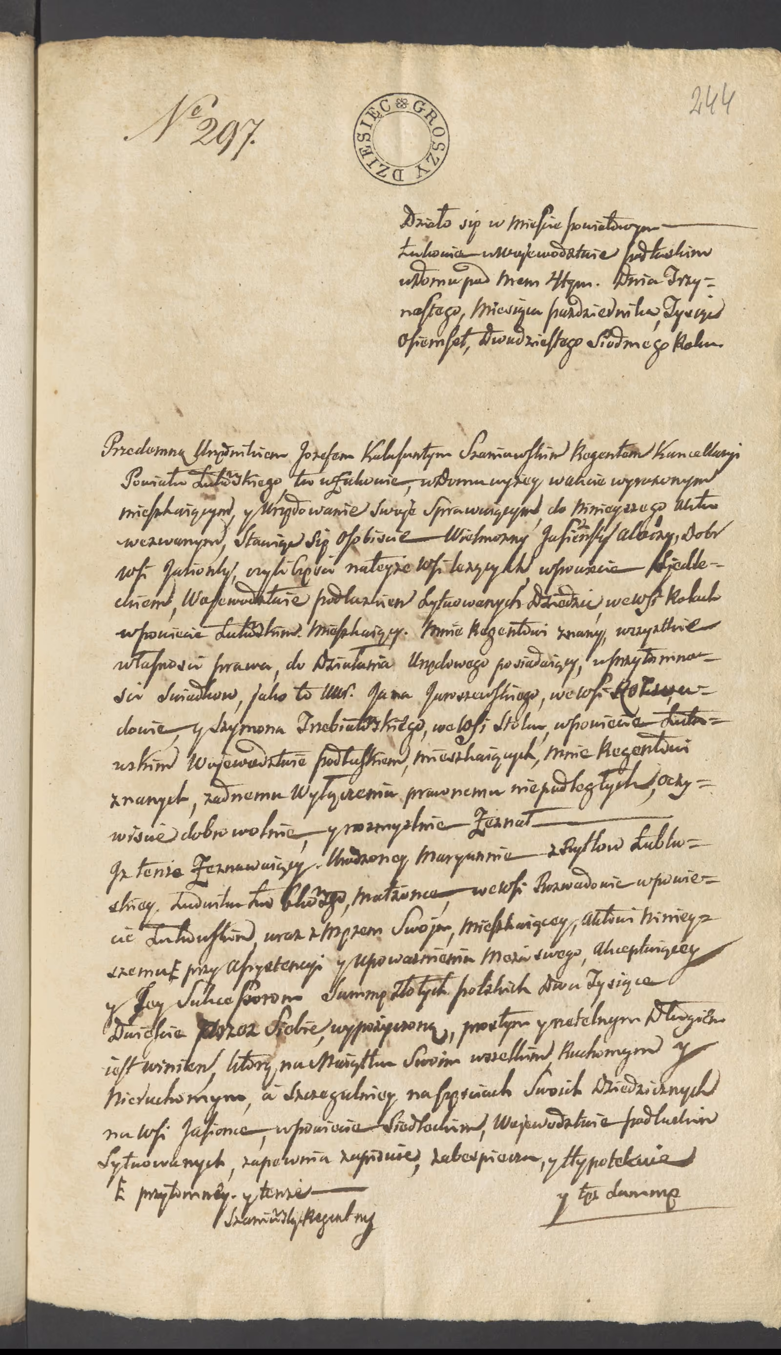 Szaniawski 297/1827, s. 1