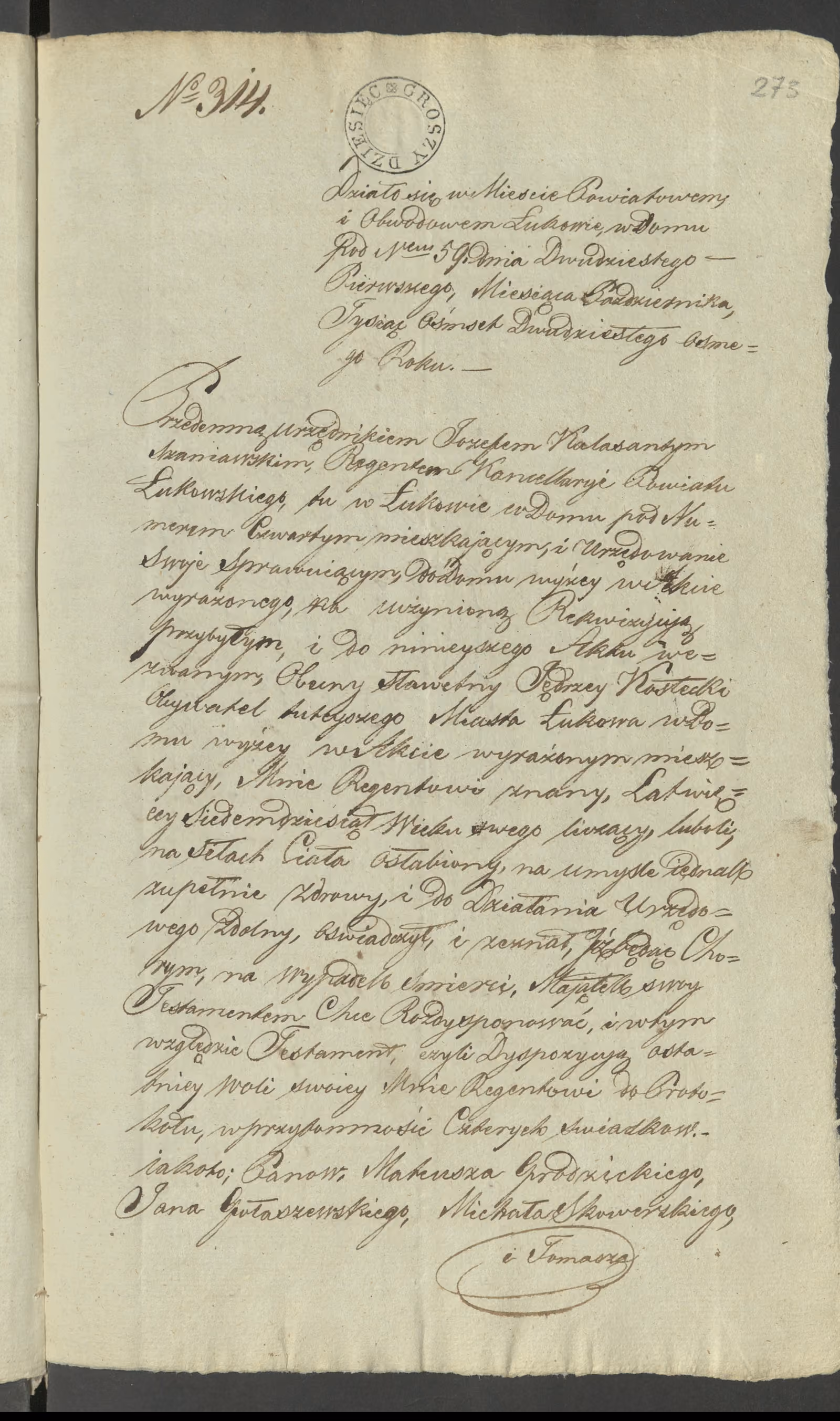 Szaniawski 314/1828, s. 1