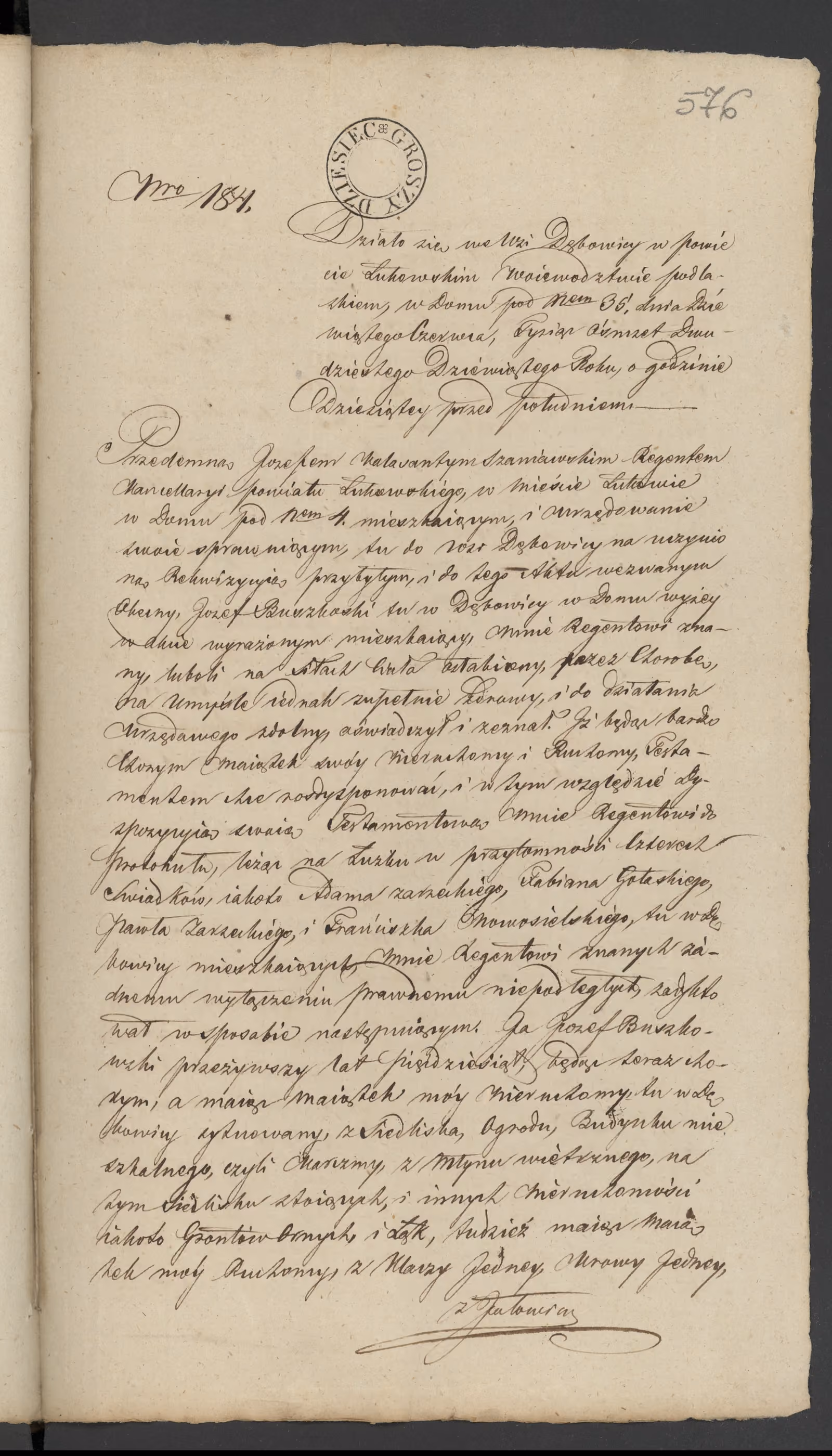 Szaniawski 184/1829, s. 1