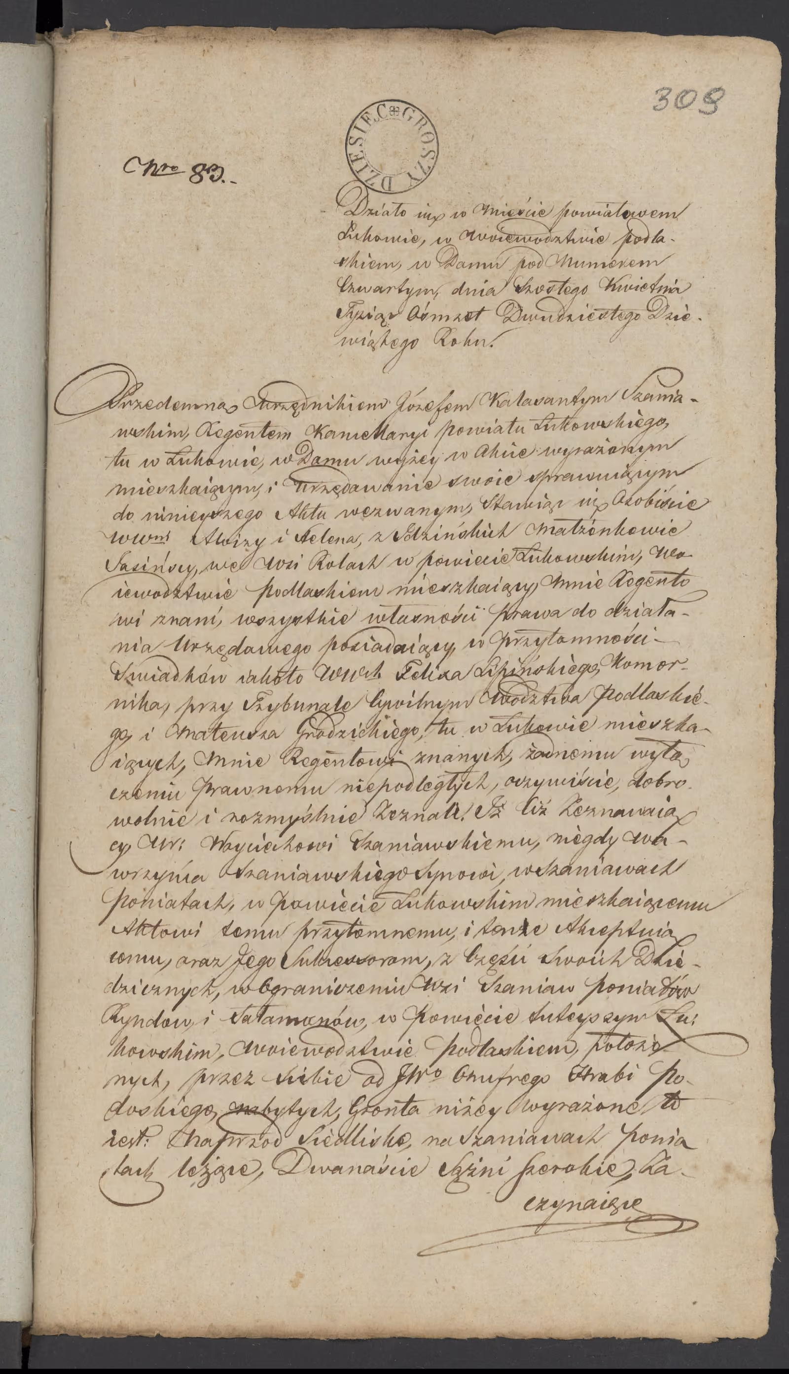 Szaniawski 83/1829, s. 1