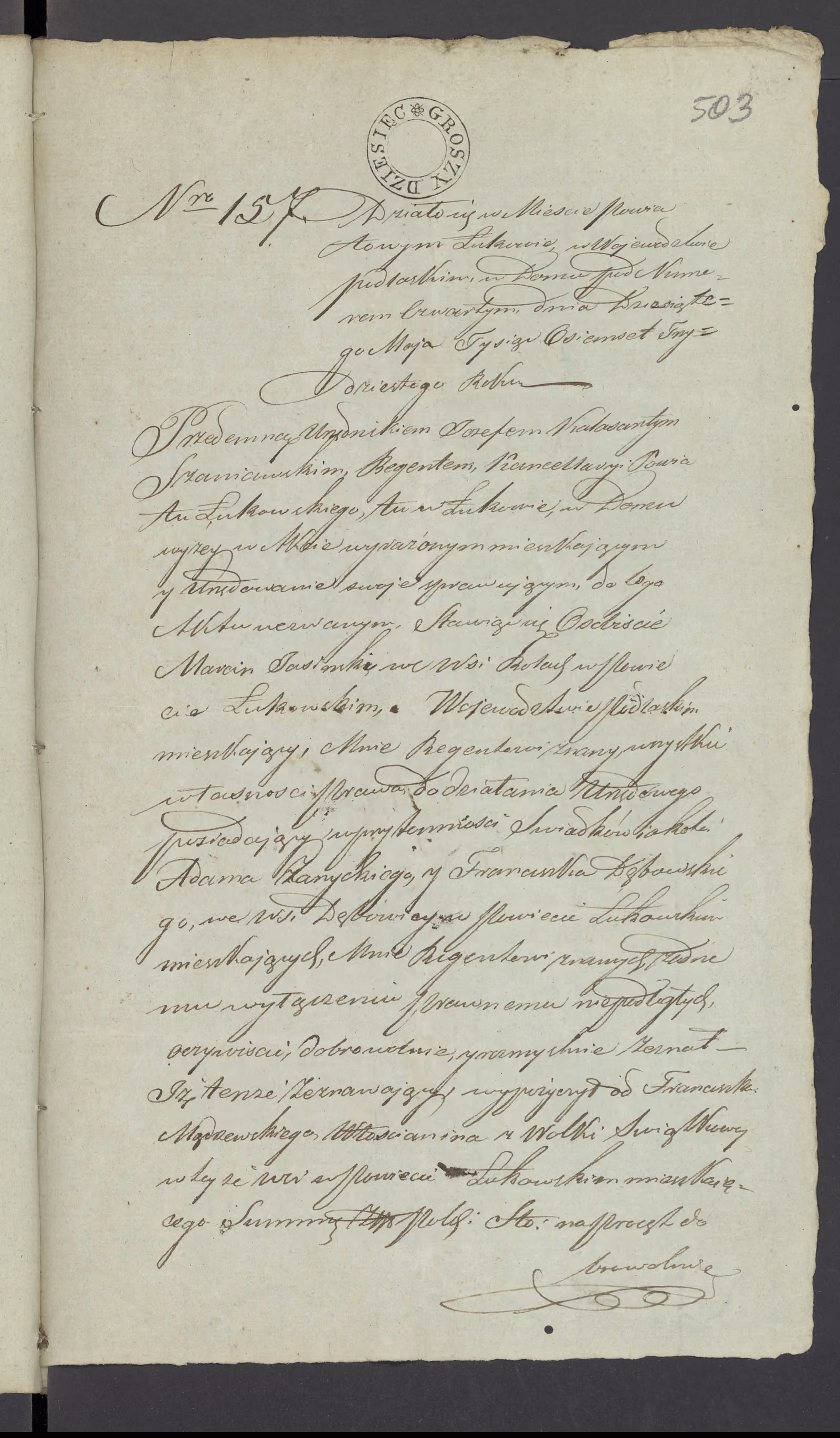 Szaniawski 157/1830, s. 1