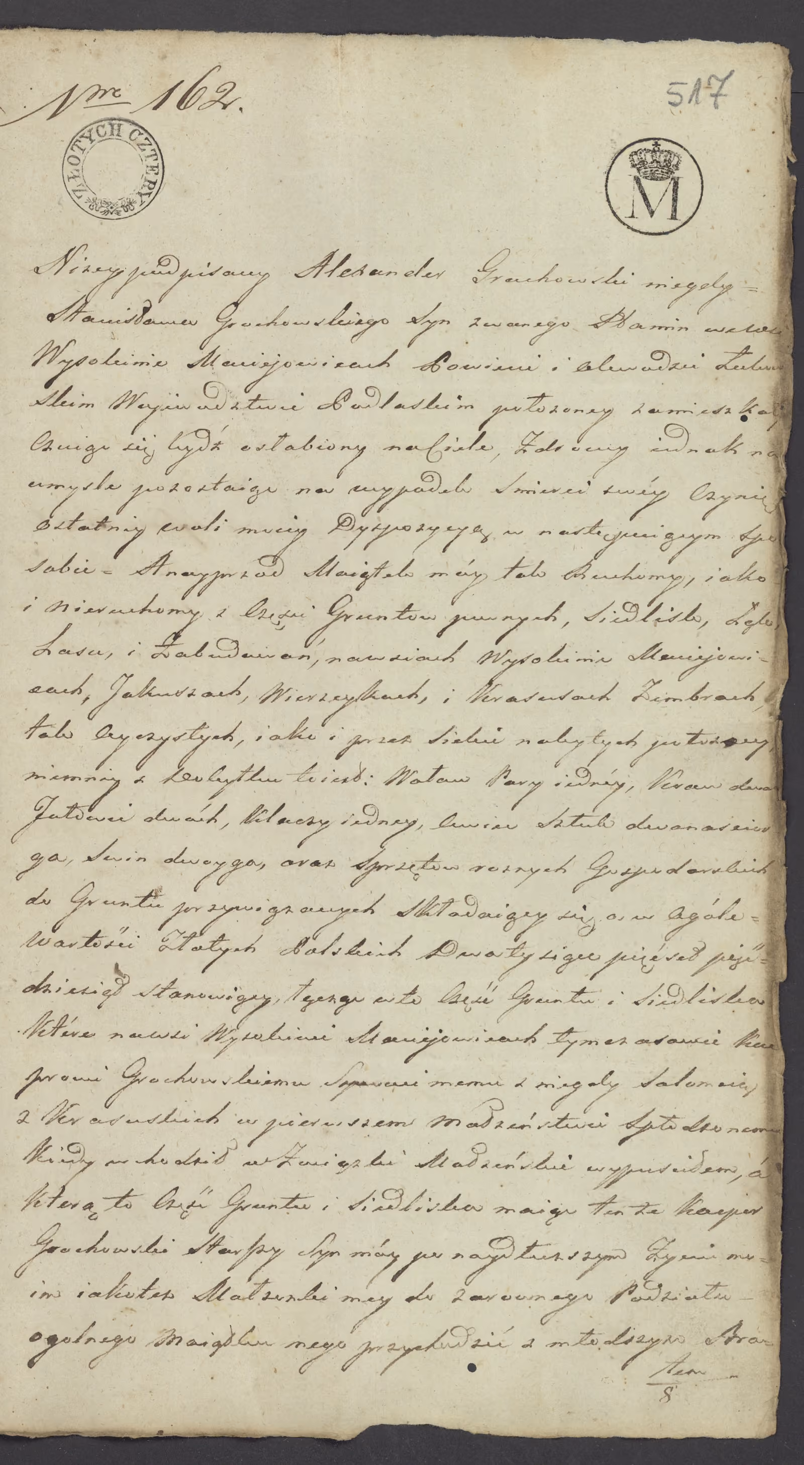 Szaniawski 162/1830, s. 1
