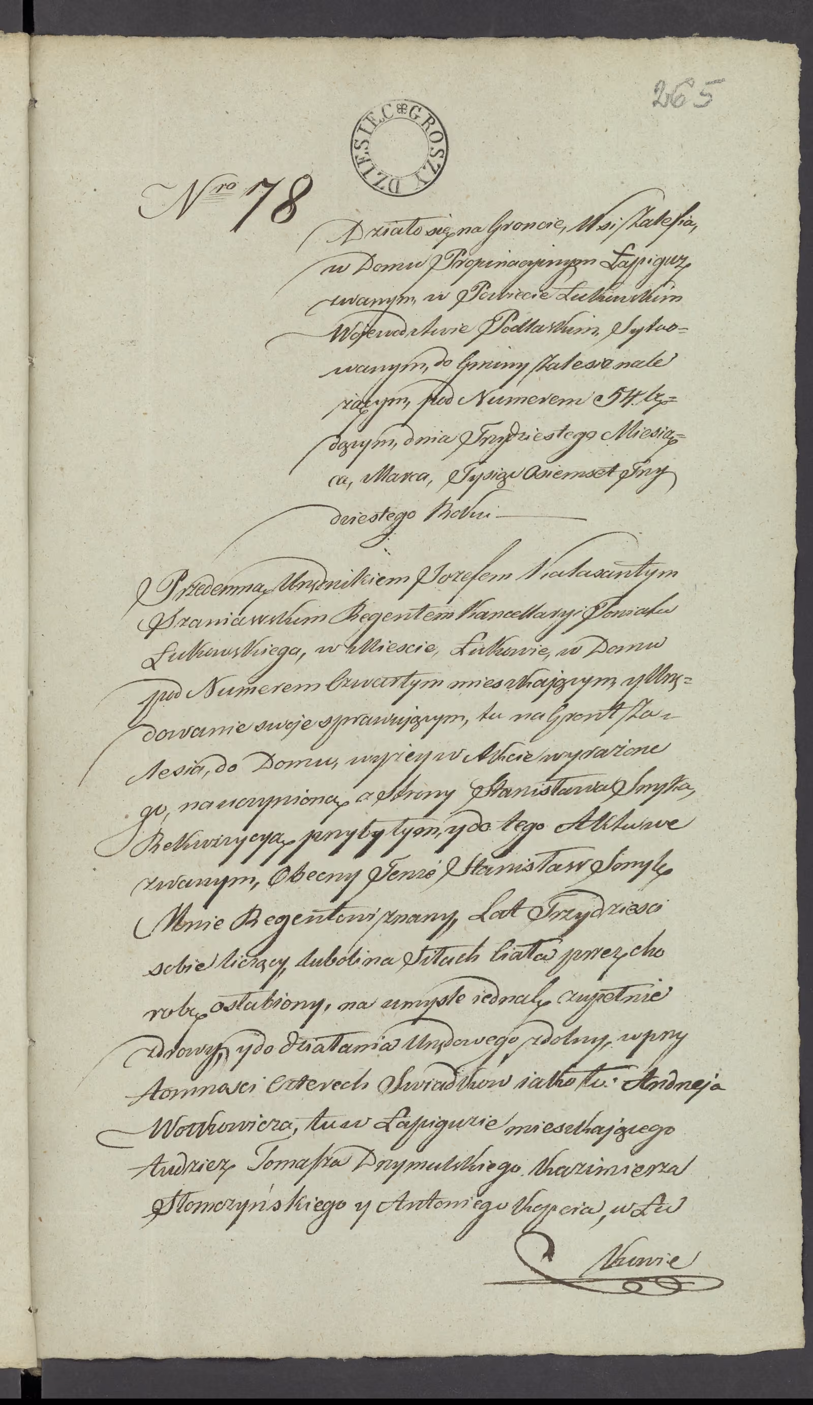 Szaniawski 78/1830, s. 1