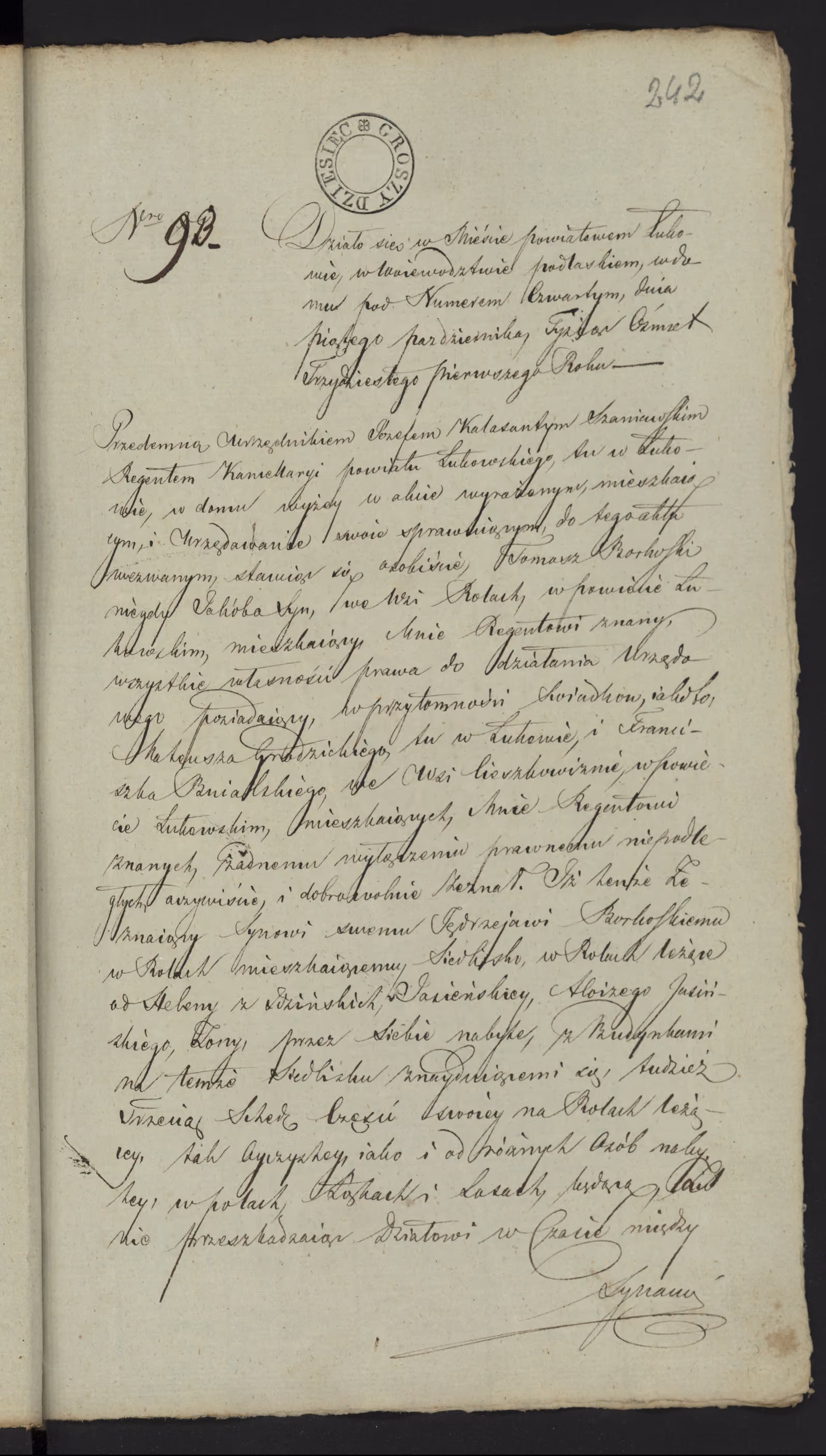 Szaniawski 93/1831, s. 1