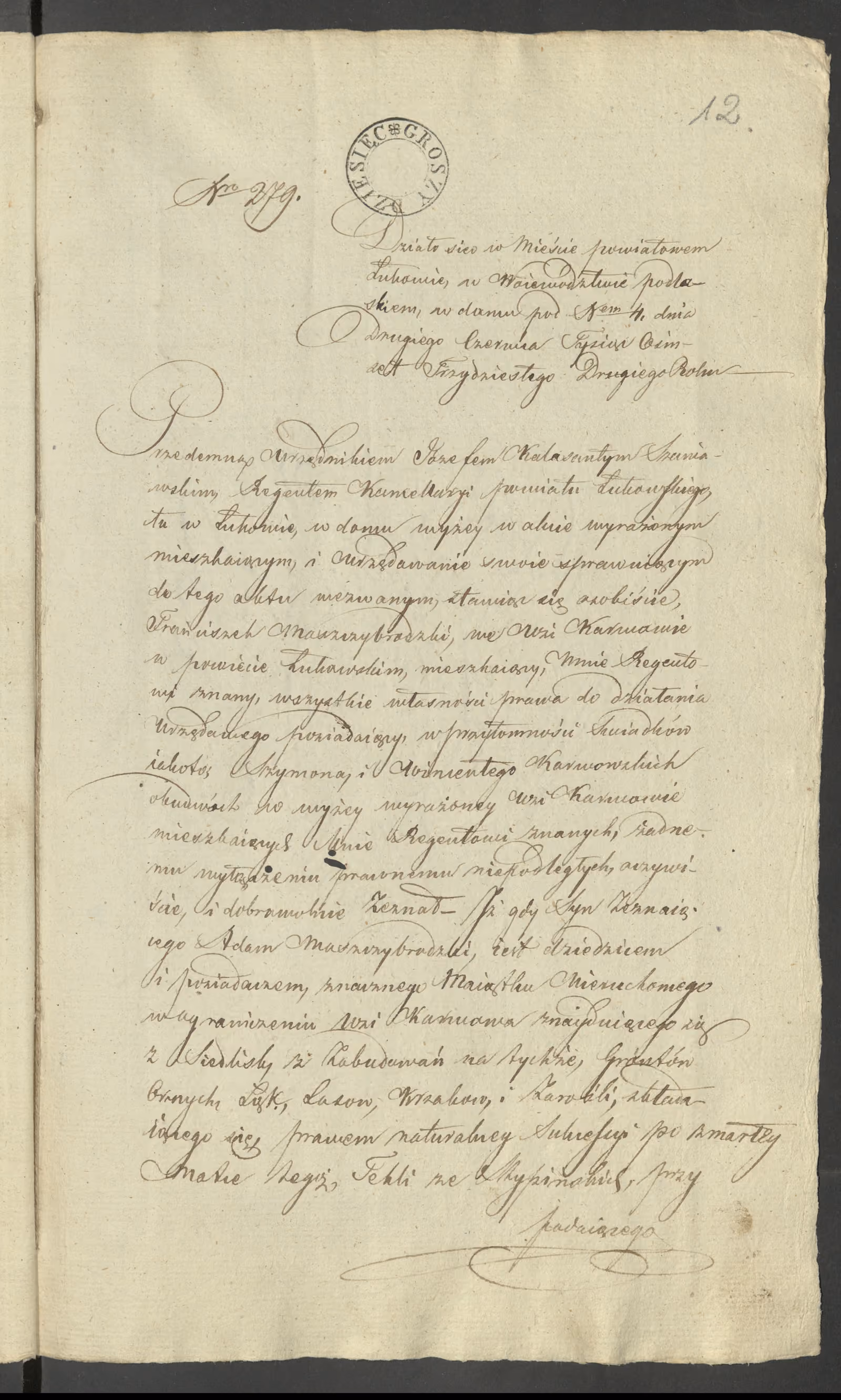 Szaniawski 279/1832, s. 1
