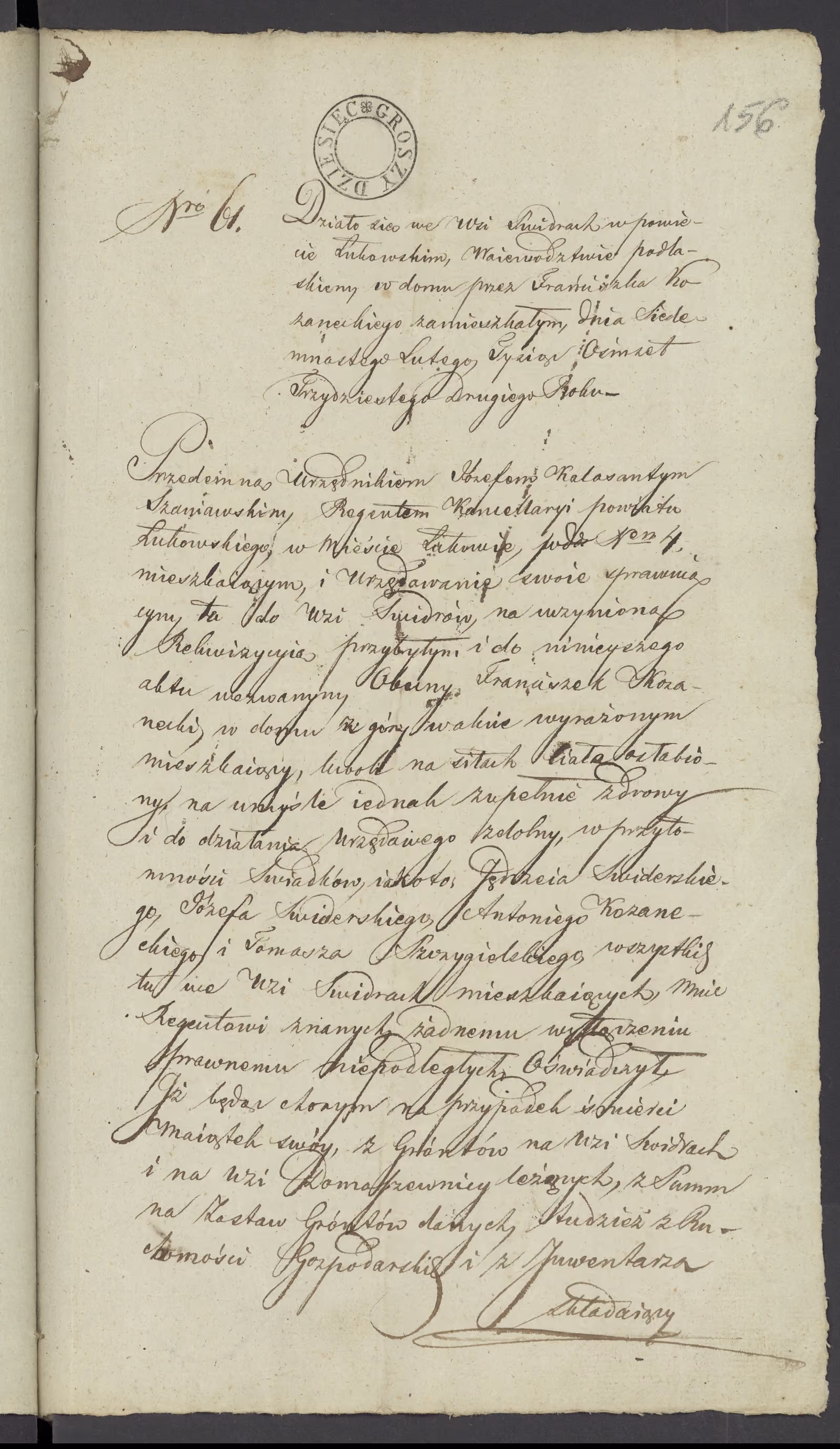 Szaniawski 61/1832, s. 1
