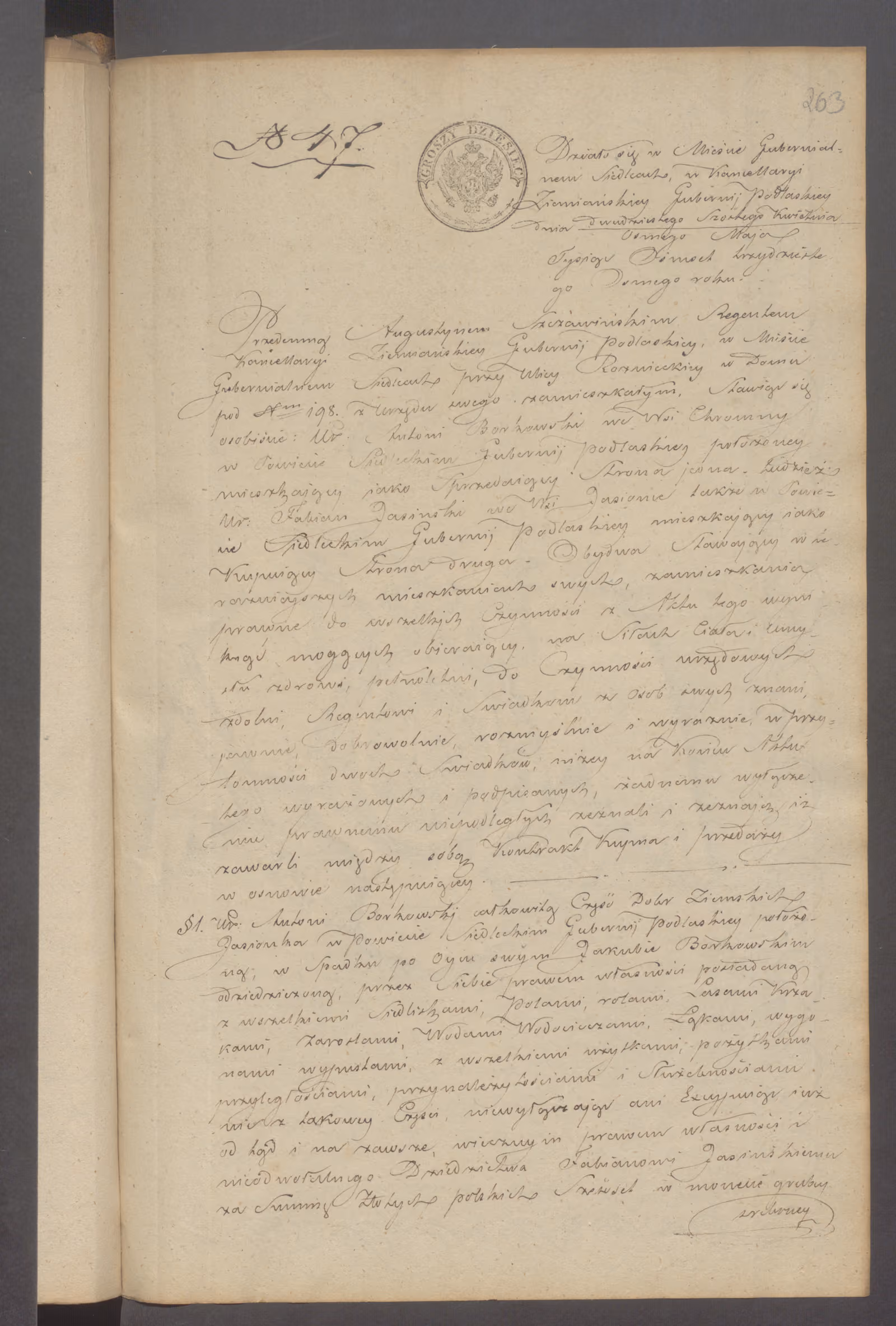Szczawiński 47/1838, s. 1