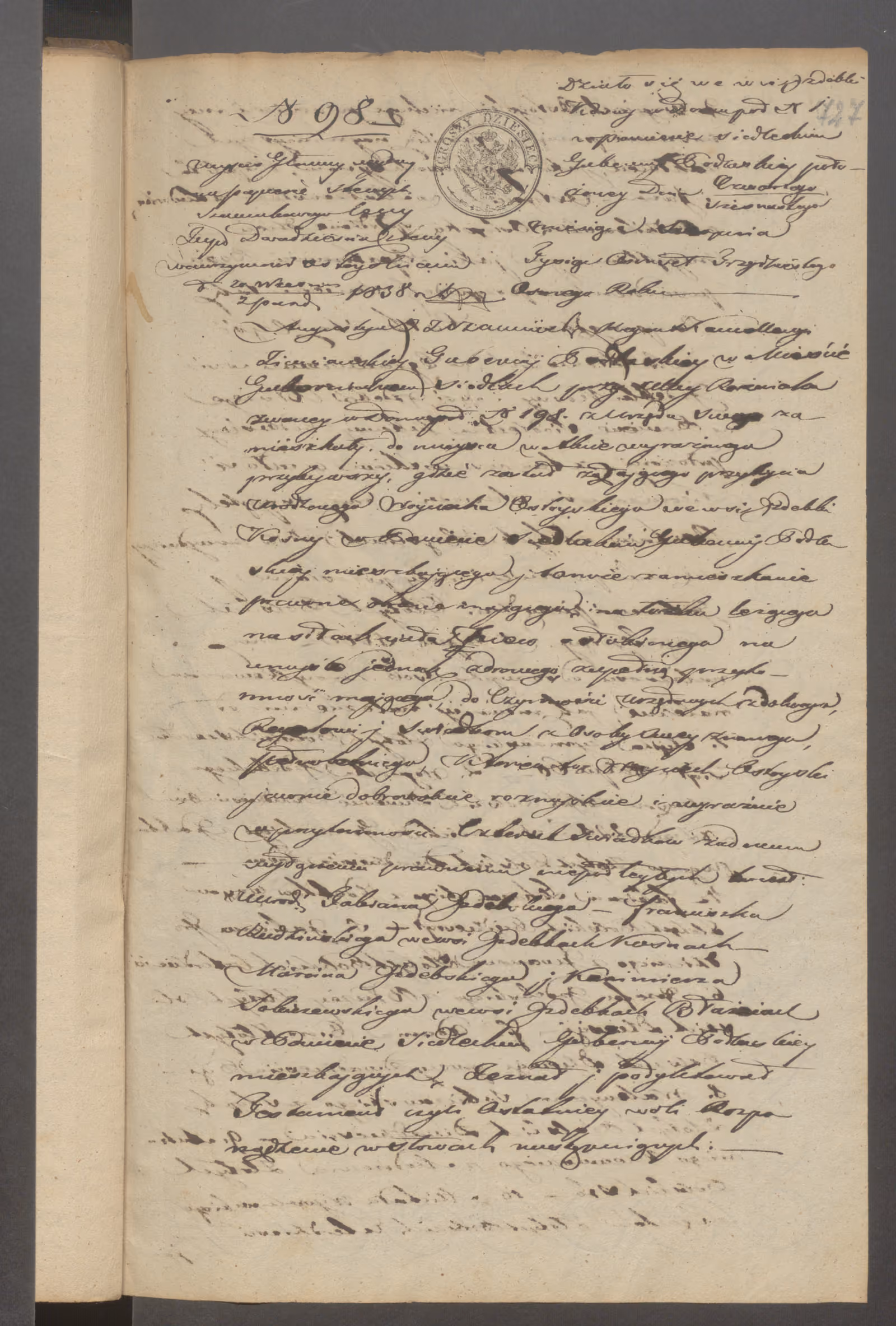 Szczawiński 98/1838, s. 1